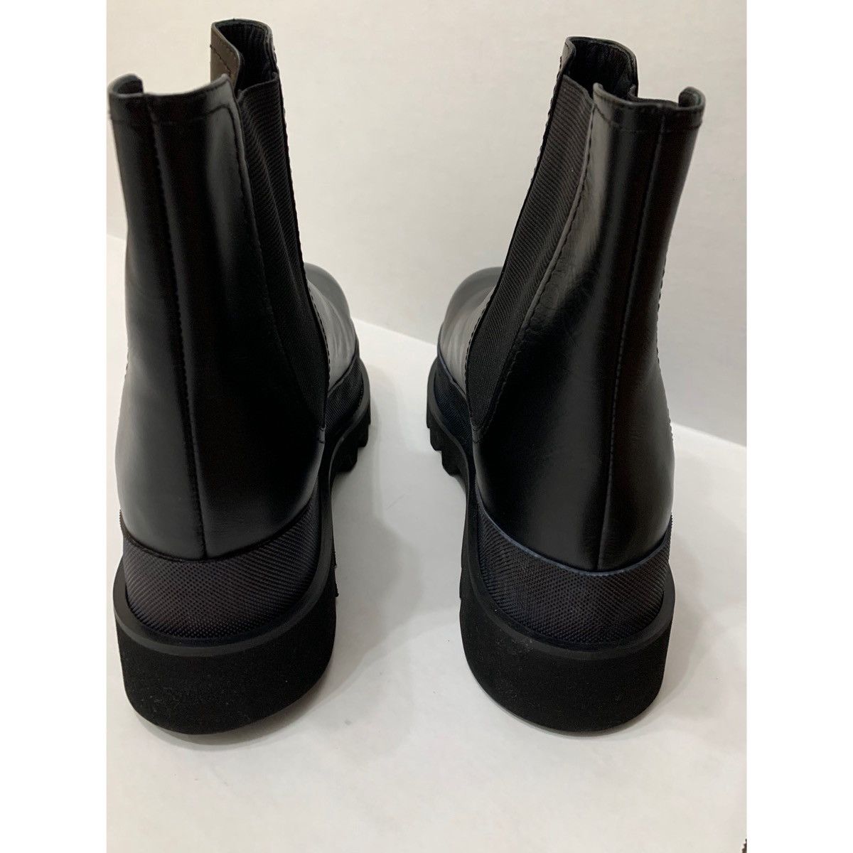 Helmut Lang HELMUT LANG CHELSEA CHUNKY ANKLE BOOTS Size US 10.5 / EU 43-44 - 18 Thumbnail