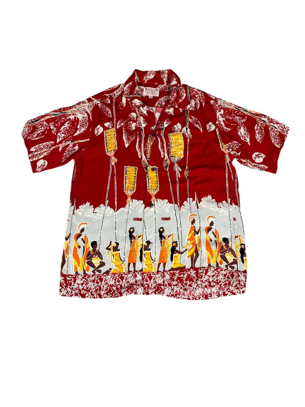 Denime Vintage Denime Hawaii Rayon Shirt Size US L / EU 52-54 / 3 - 1 Thumbnail