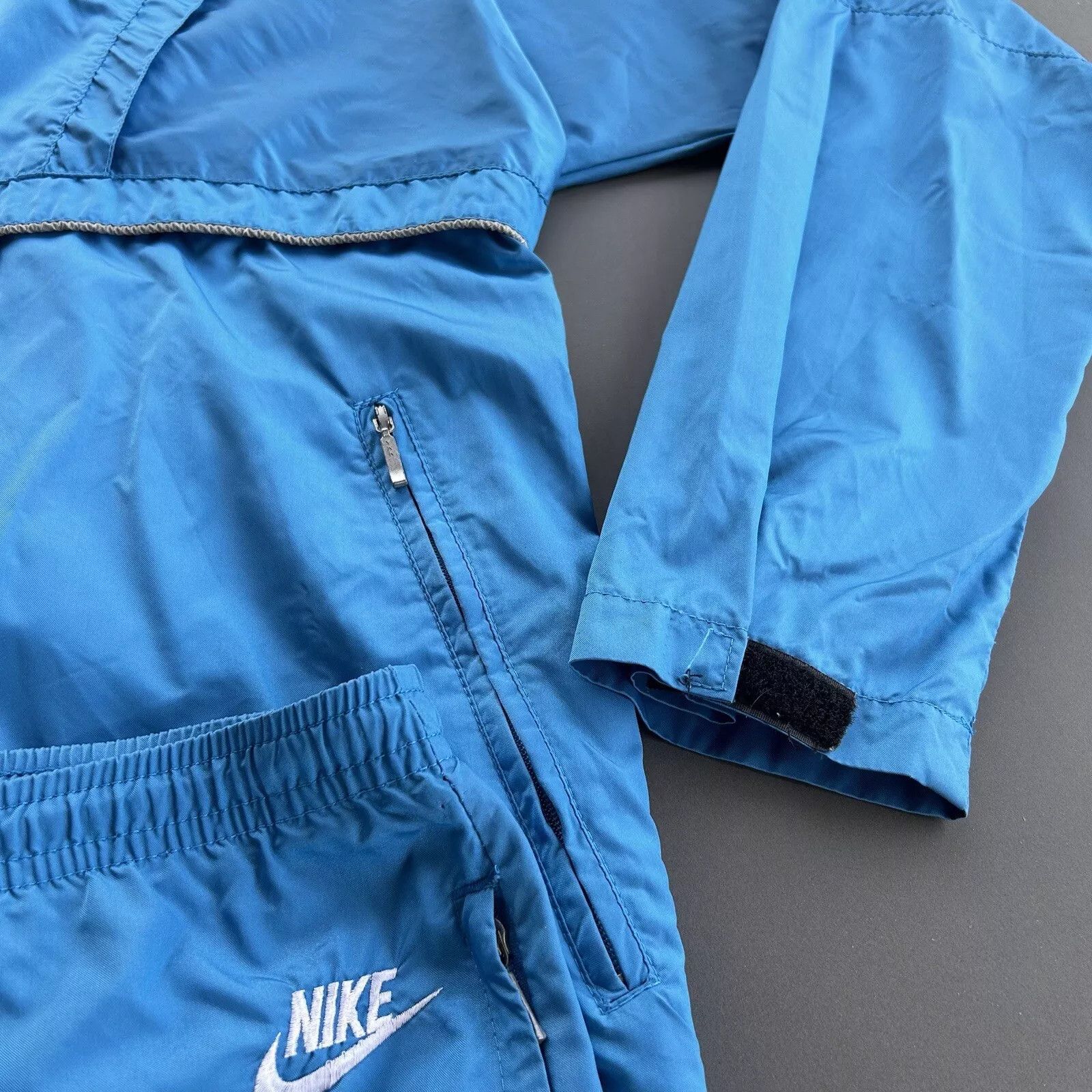 Nike Vintage 90s Nike 2 Piece Set Windbreaker Light Blue Size US XL / EU 56 / 4 - 6 Thumbnail