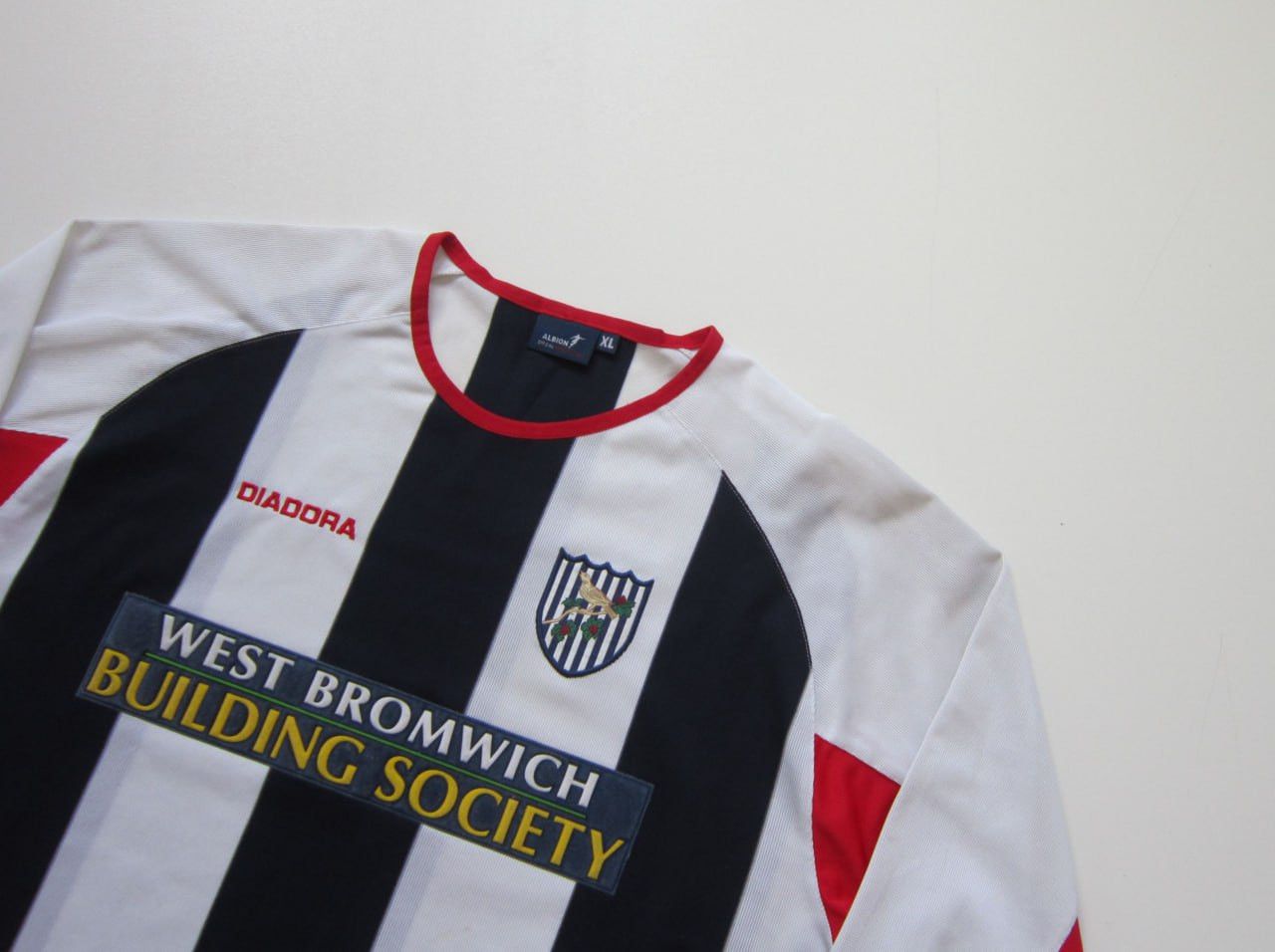 Diadora West Bromwich 2003-2004 Home Soccer Jersey Diadora Size US XL / EU 56 / 4 - 2 Thumbnail