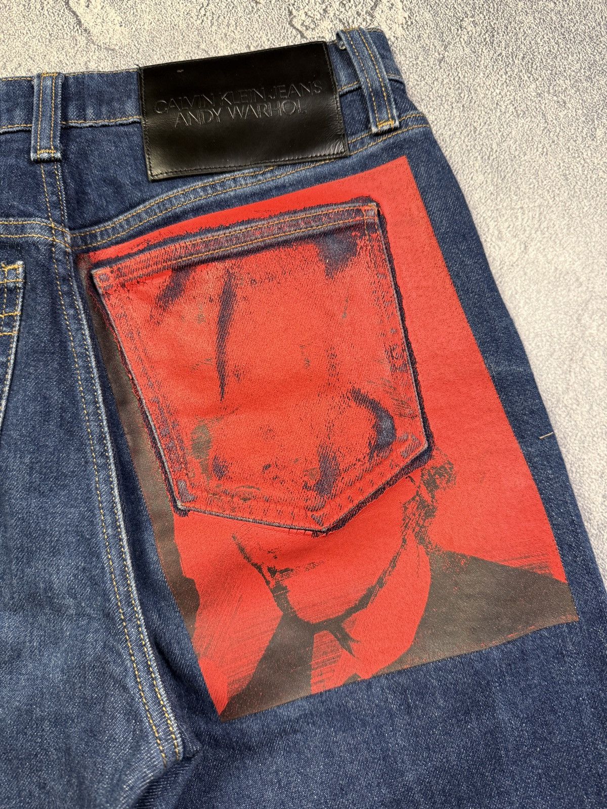 Andy Warhol Calvin Klein x Andy Warhol by Raf Simons Denim Jeans Size US 29 - 8 Thumbnail