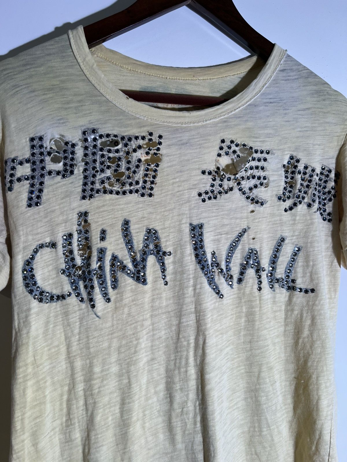 The Great China Wall Y2K 2000’s Vintage The Great China Wall Retro Bejeweled Tee Size US M / EU 48-50 / 2 - 3 Thumbnail