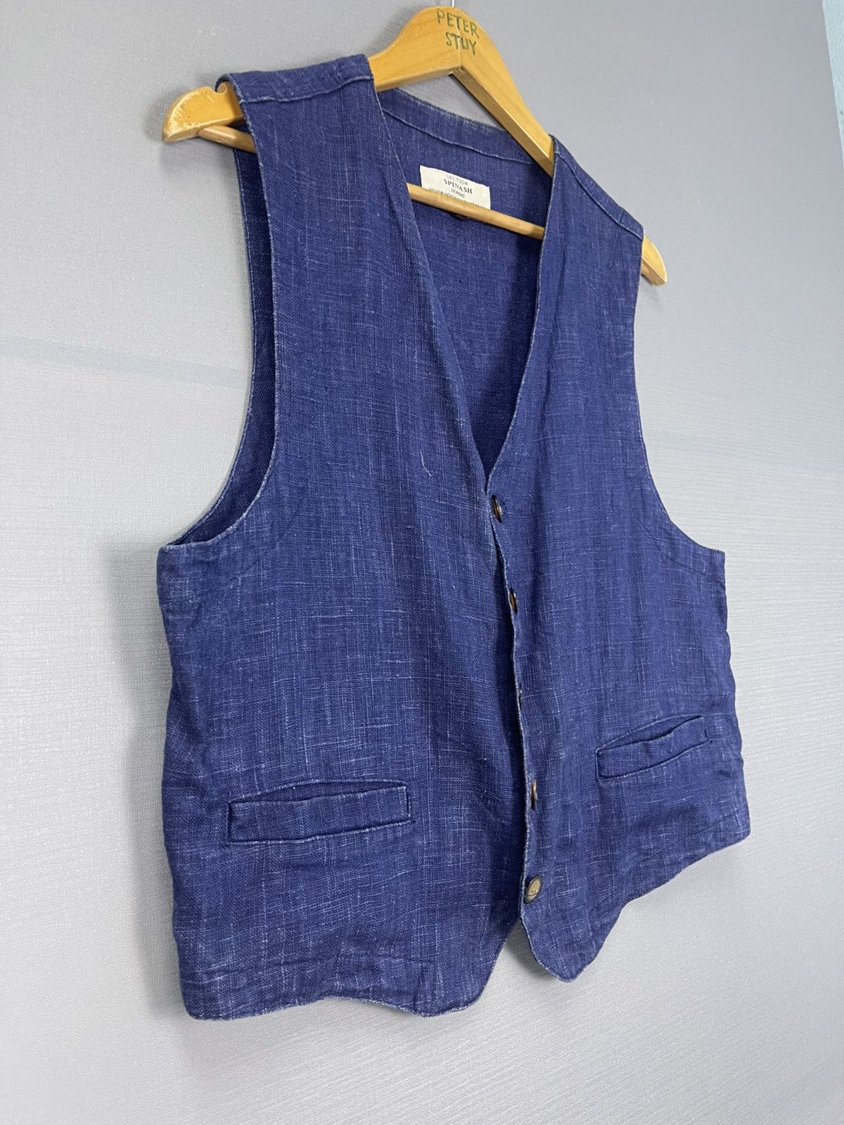Indigo Vintage Spinash Homme Indigo Vest Size US M / EU 48-50 / 2 - 4 Thumbnail