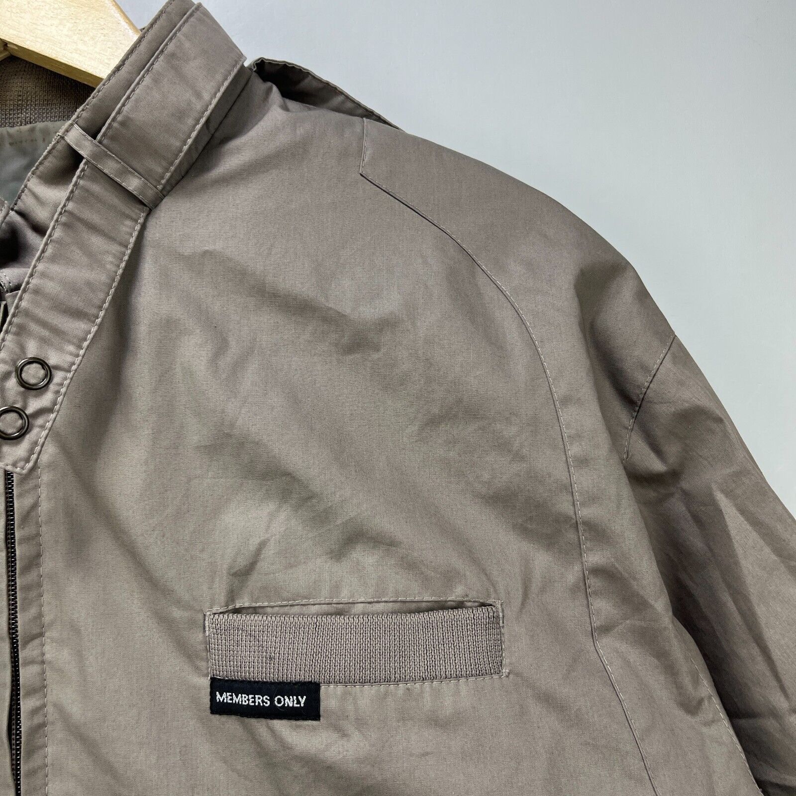 Members Only × Vintage Vintage 90s Members Only Jacket Large Windbreaker Size US L / EU 52-54 / 3 - 3 Thumbnail