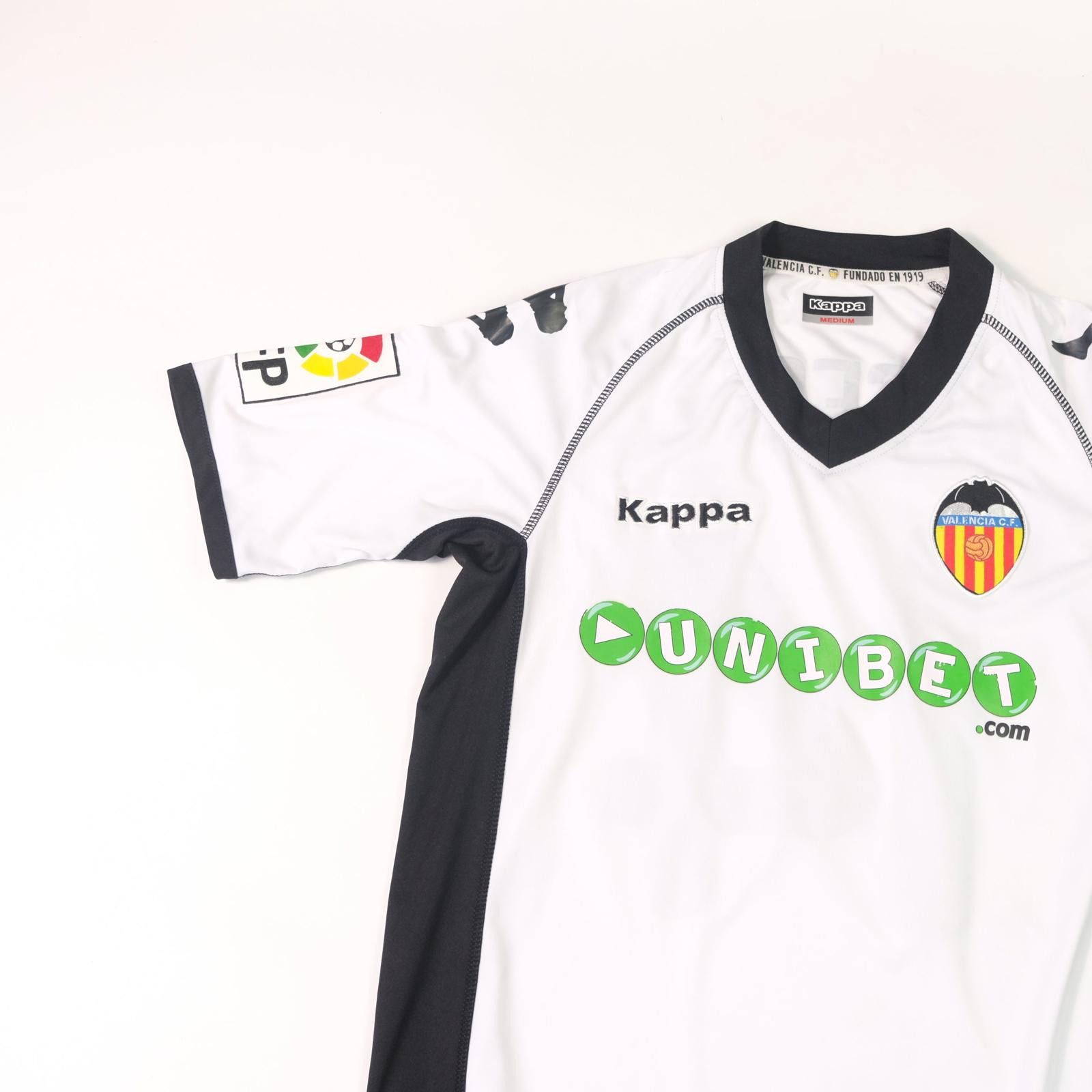 Kappa 2010/11 Valencia Home Shirt Vicente (S) Size US S / EU 44-46 / 1 - 3 Thumbnail