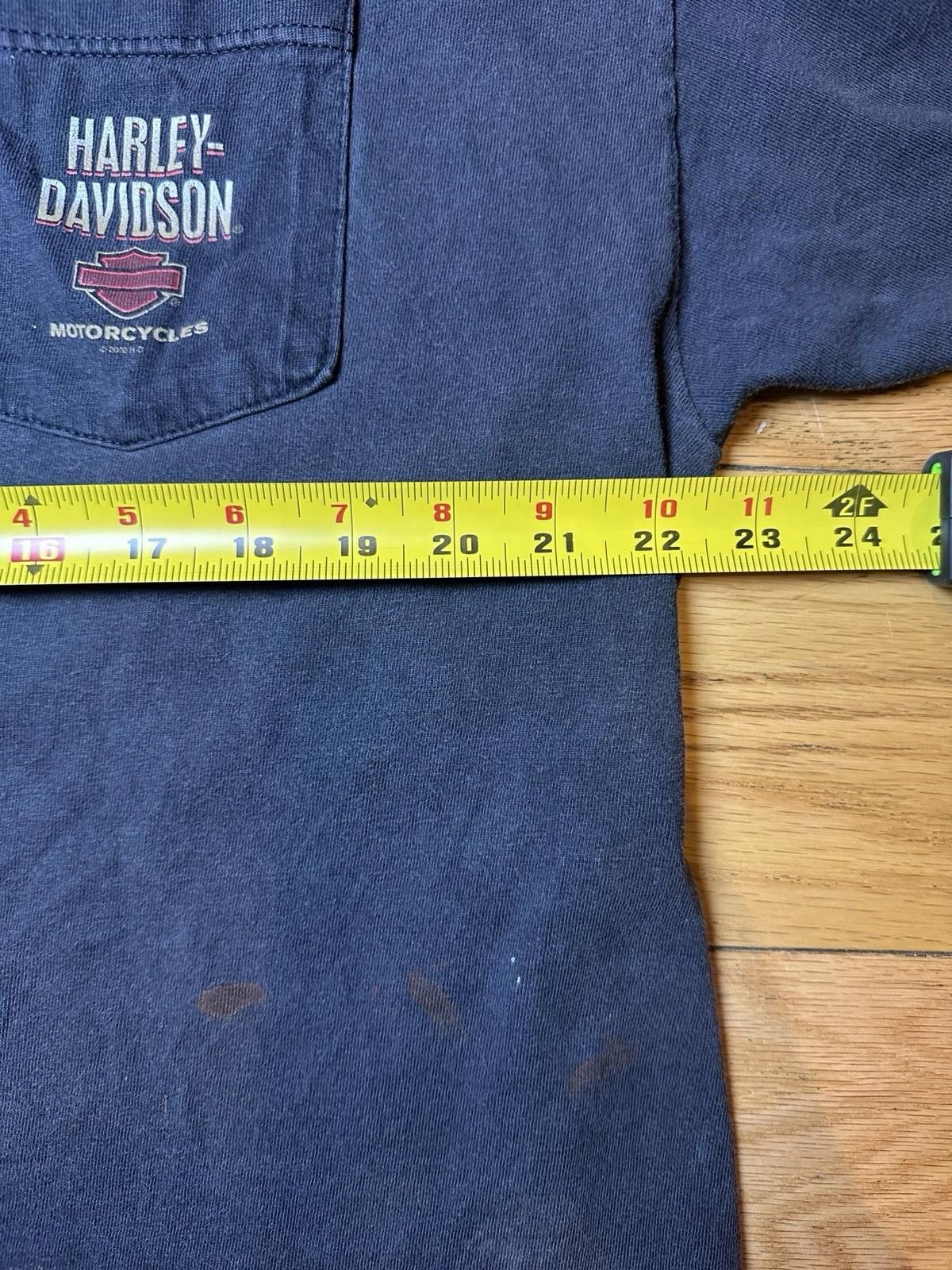 Harley Davidson Vintage Harley Davidson Tshirt Size XL Sun Faded Black Size US XL / EU 56 / 4 - 4 Thumbnail