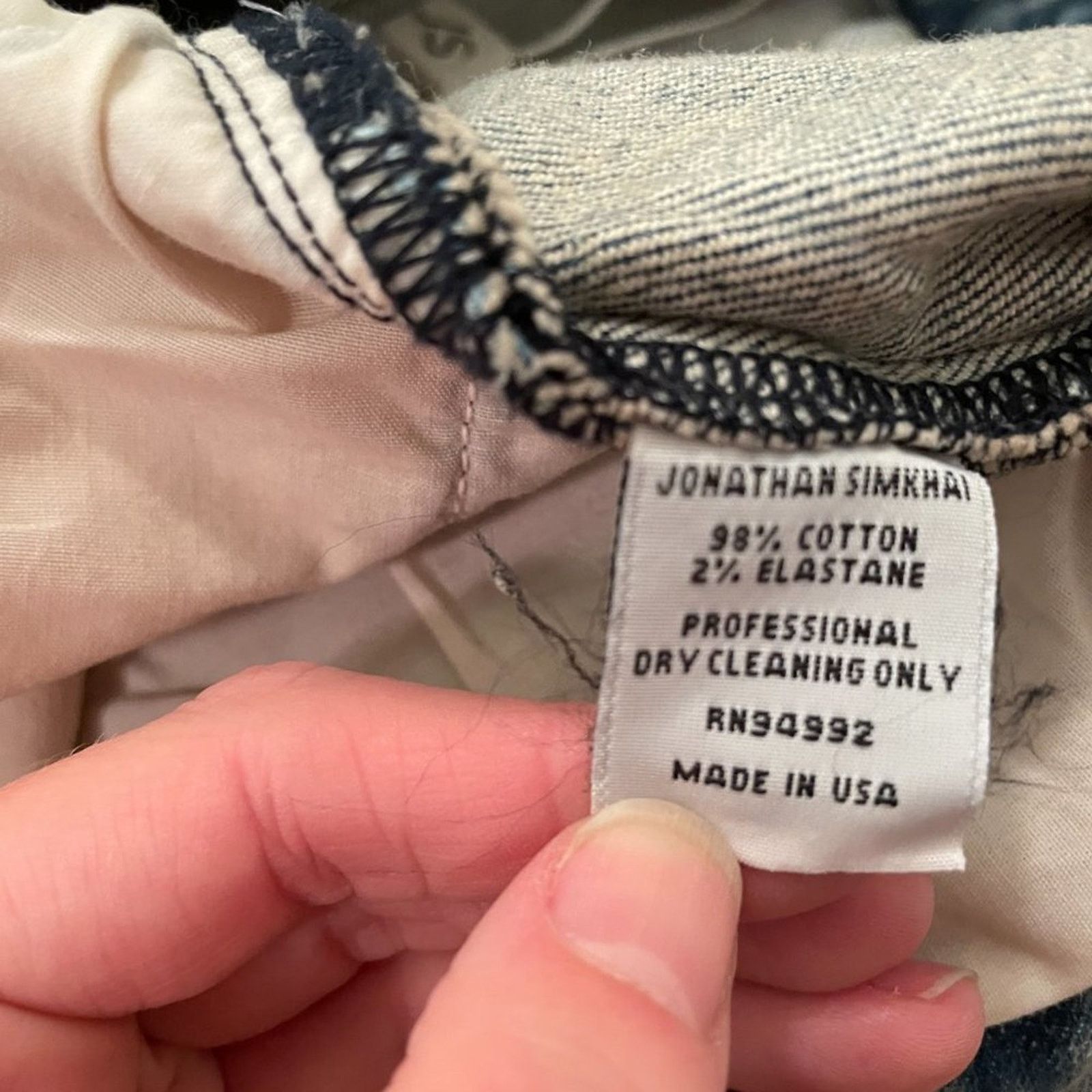 Jonathan Simkhai NEW Jonathan Simkhai Jensen Darted Jean in Blasted Size 28" / US 6 / IT 42 - 8 Thumbnail