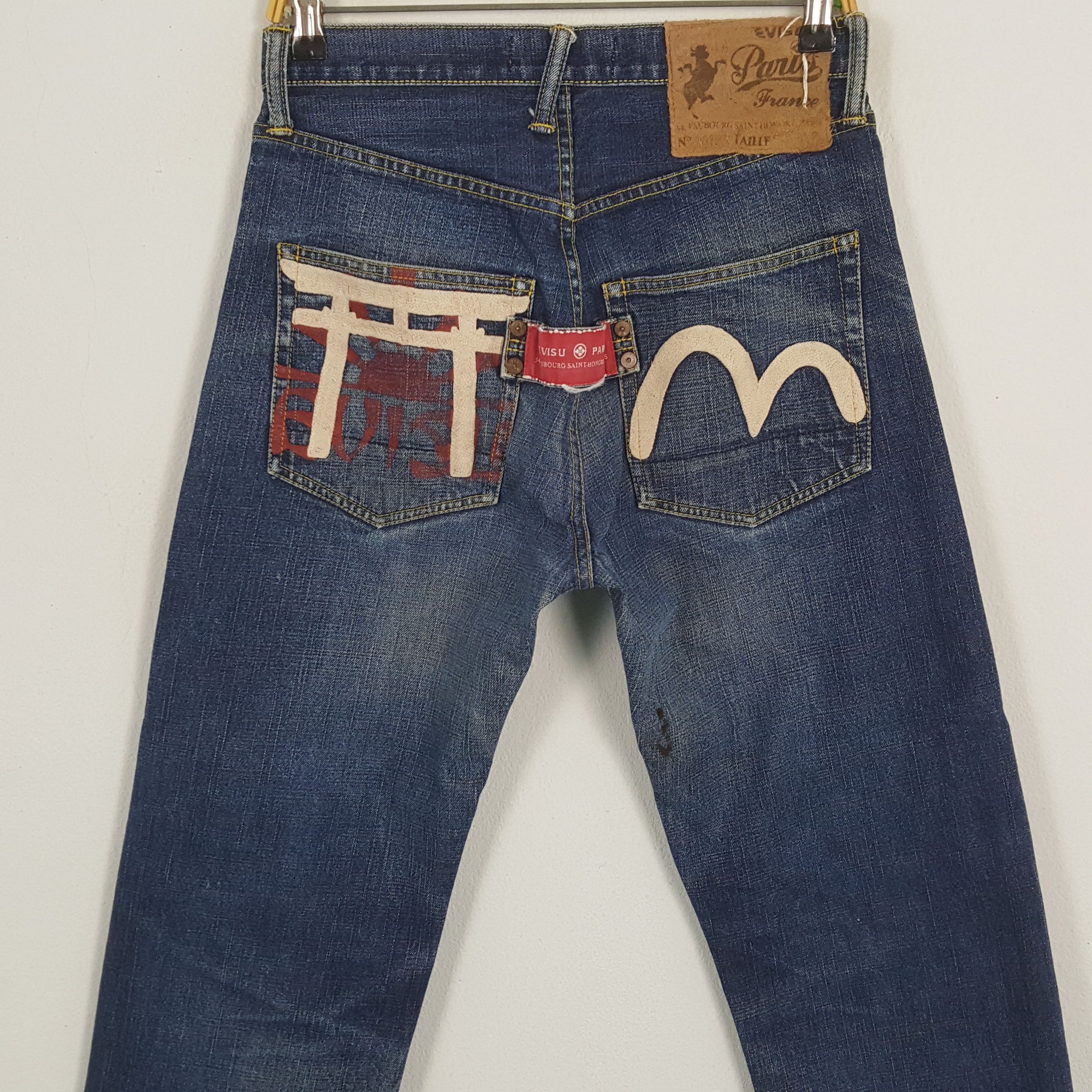 Evisu × Japanese Brand × Vintage Vintage EVISU Japanese Brand Daicock Custom Style Jeans Size US 28 / EU 44 - 5 Thumbnail