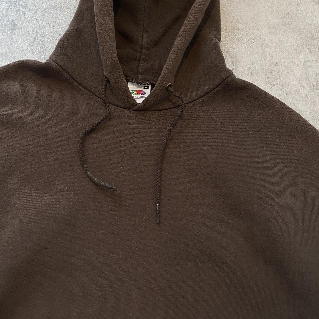 Fruit Of The Loom Brown Fruit of the Loom hoodie Hoodie Boxy 2000s Size US M / EU 48-50 / 2 - 3 Thumbnail