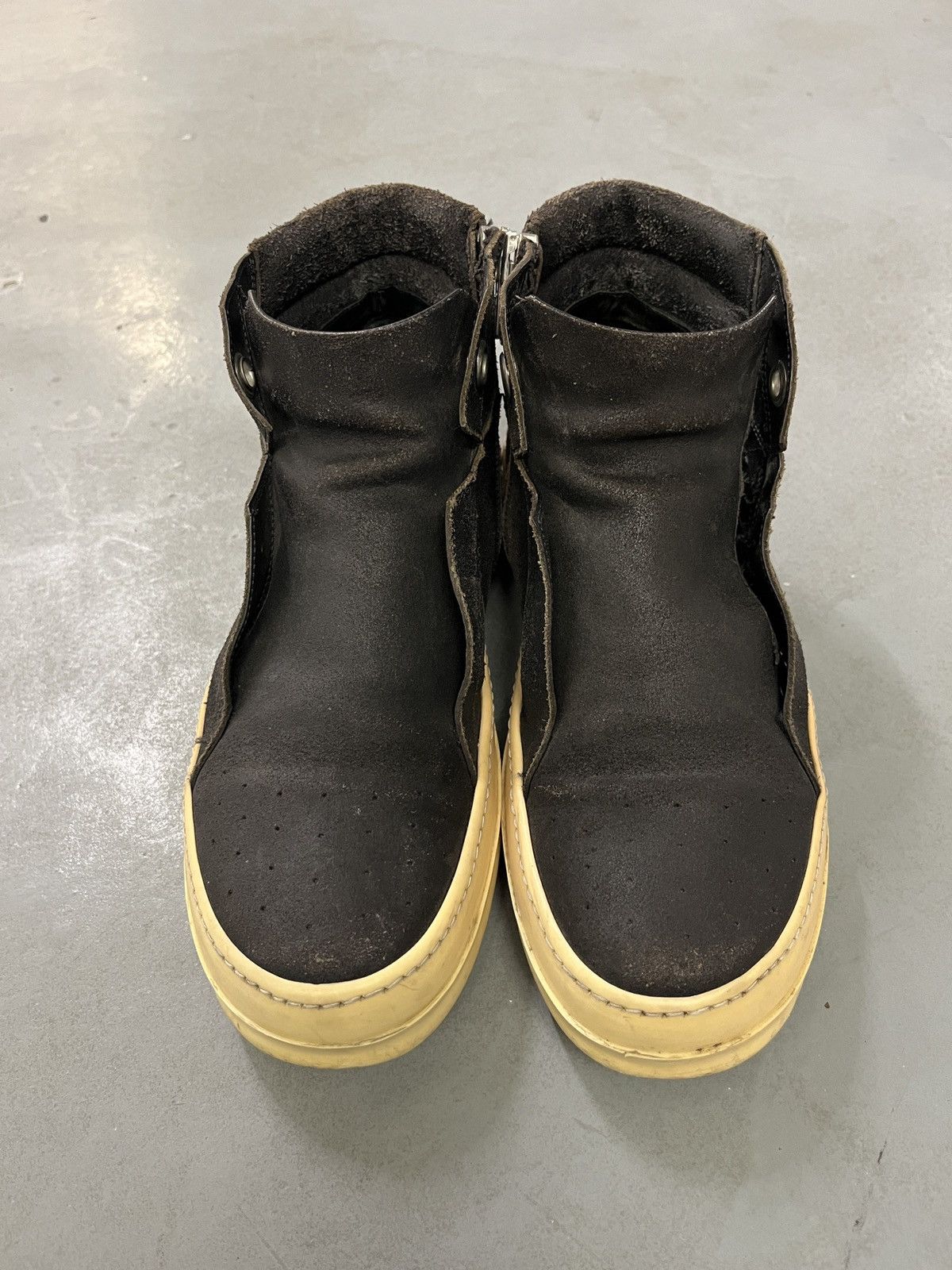 Rick Owens Rick Owens Vintage Leather Island Dunks Size US 8 / EU 41 - 2 Thumbnail