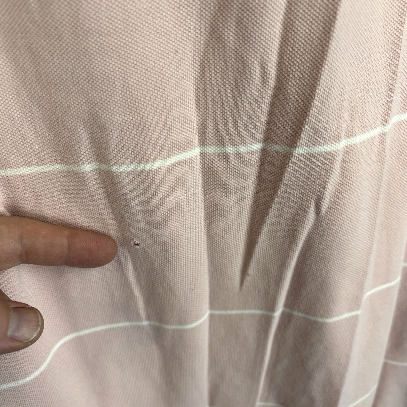 Vintage VINTAGE Polo Jeans Polo Shirt Mens 2XL Pink Striped Logo Button Short Sleeve Casual Travel 100% Cotton Men Regular None Mens Size US XXL / EU 58 / 5 - 6 Thumbnail