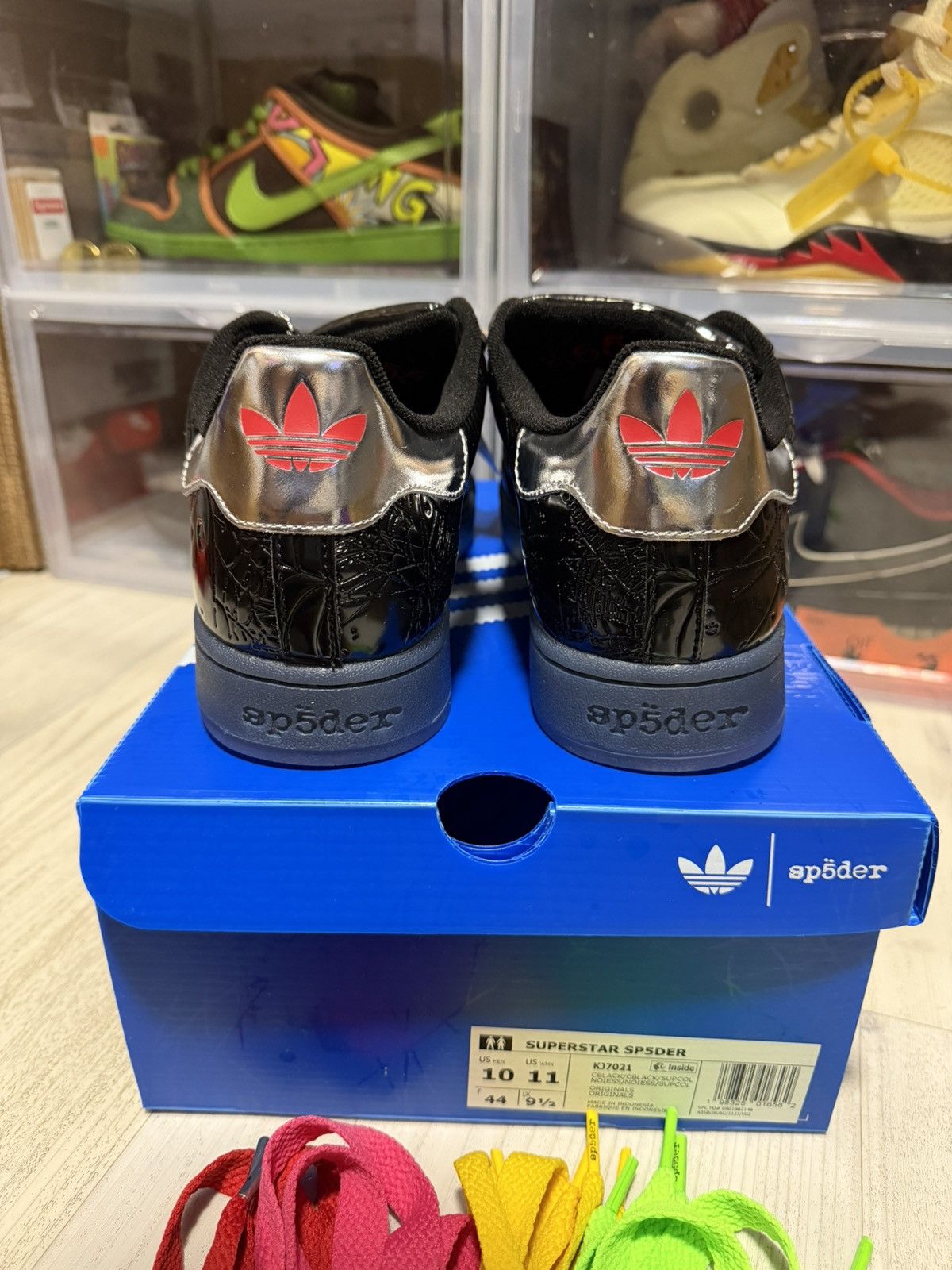 Adidas Adidas Superstar Sp5der Black Size US 10 / EU 43 - 5 Thumbnail