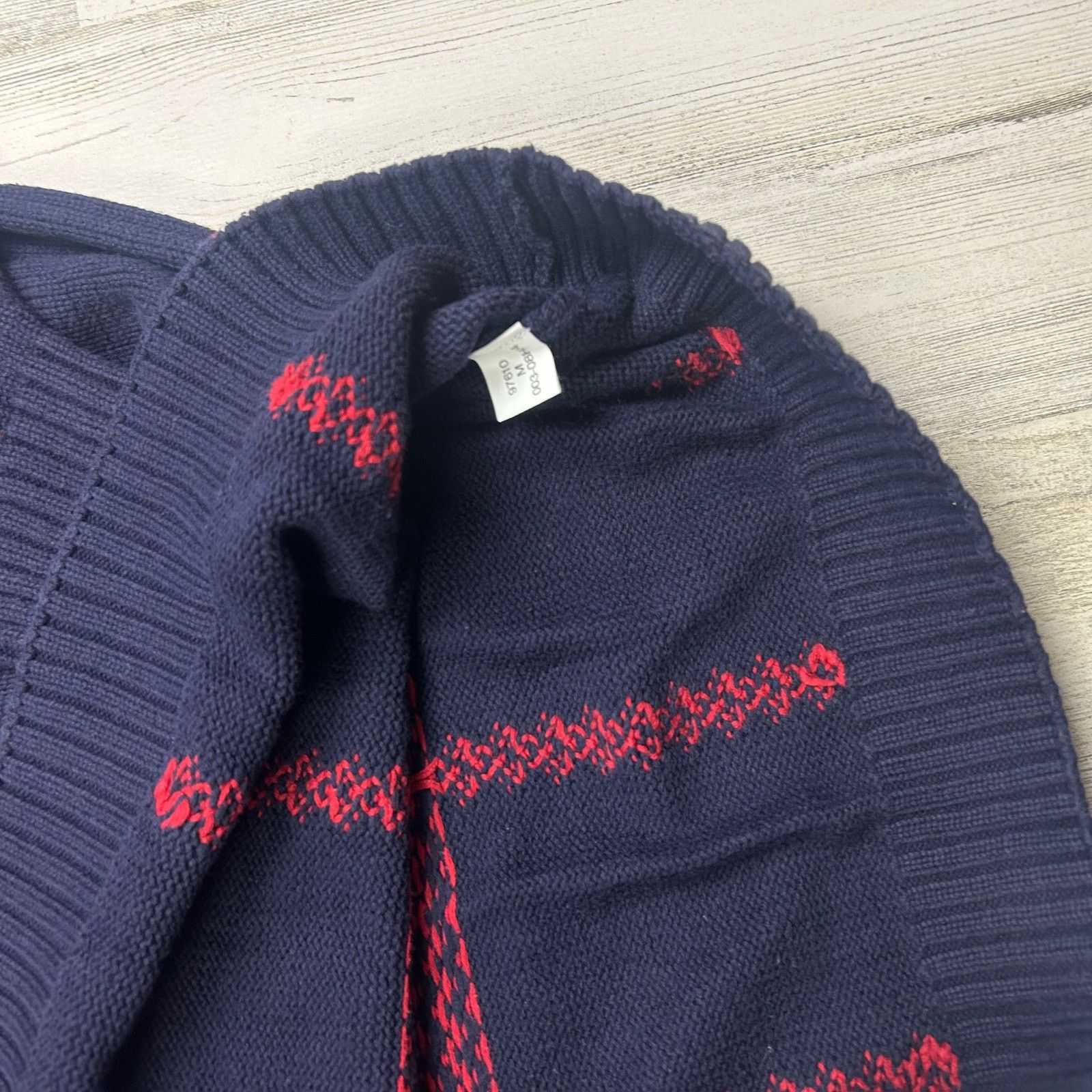 Izod × Vintage Vintage Izod Purple and Blue Zig Zag Plaid Sweater Size US XL / EU 56 / 4 - 6 Thumbnail