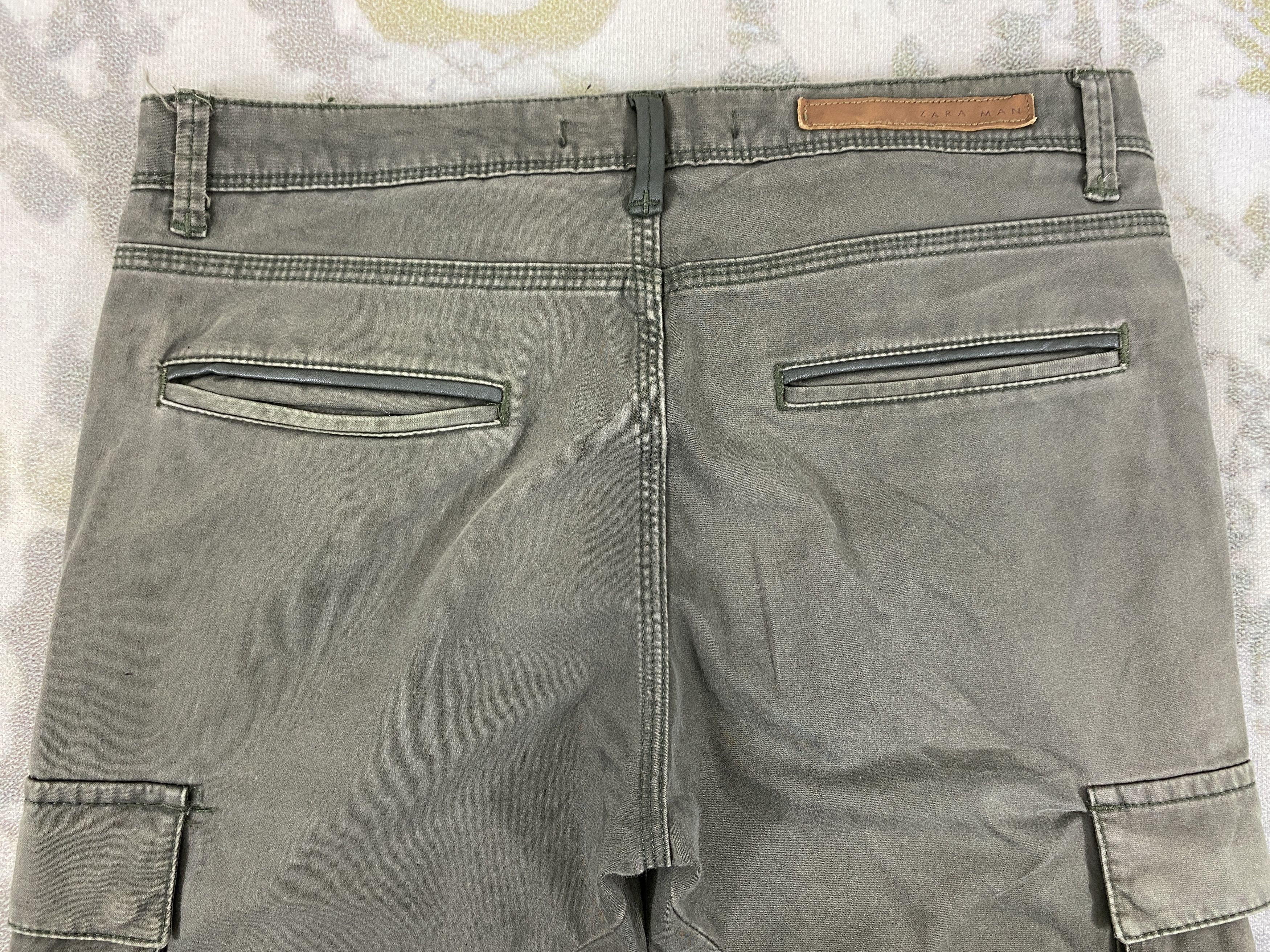 Japanese Brand Zara Man Multipockets Cargo Pants -CP316 Size US 31 - 4 Thumbnail