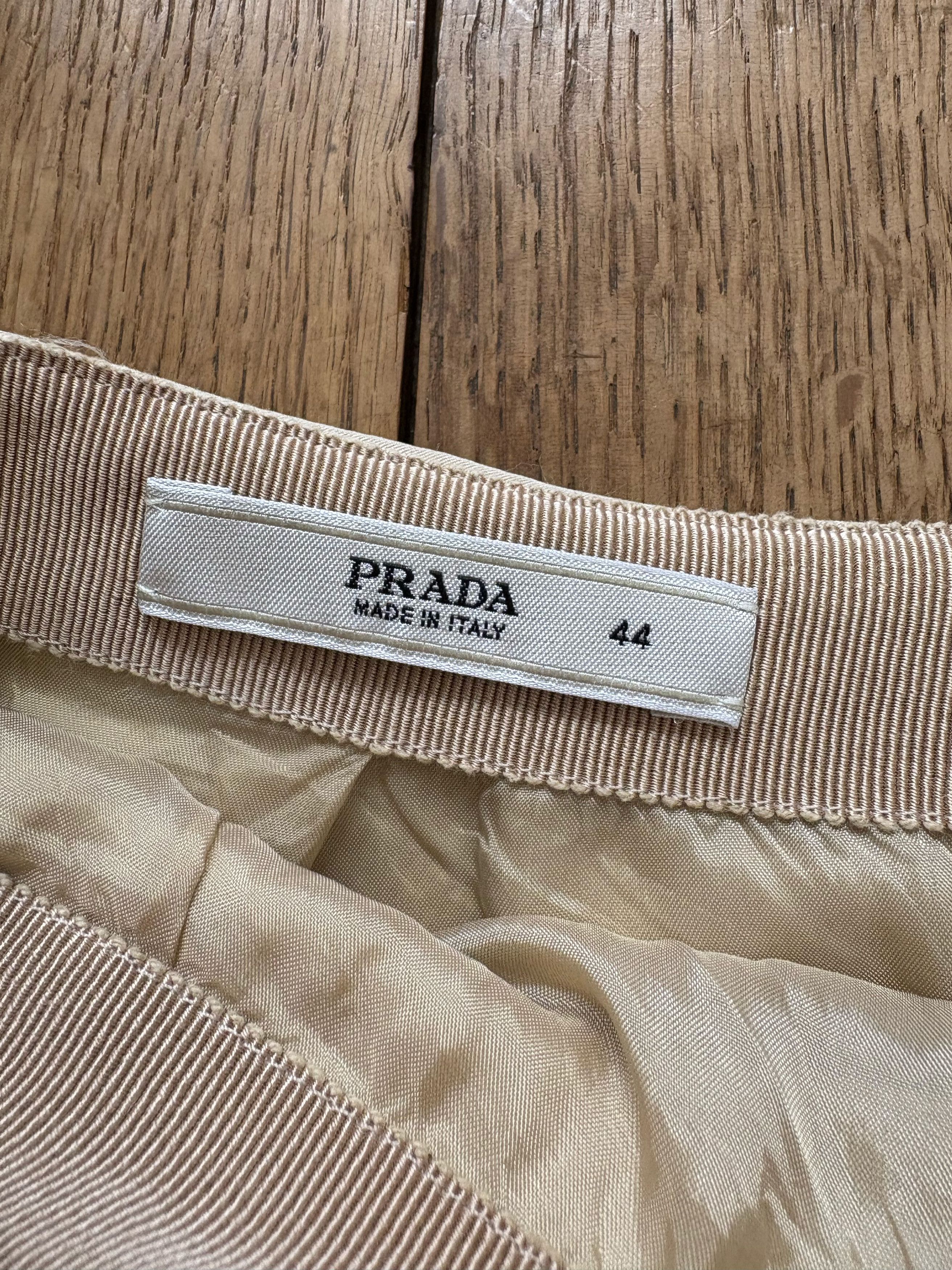 Prada Prada silk skirt with pleated details Size 30" / US 8 / IT 44 - 3 Thumbnail