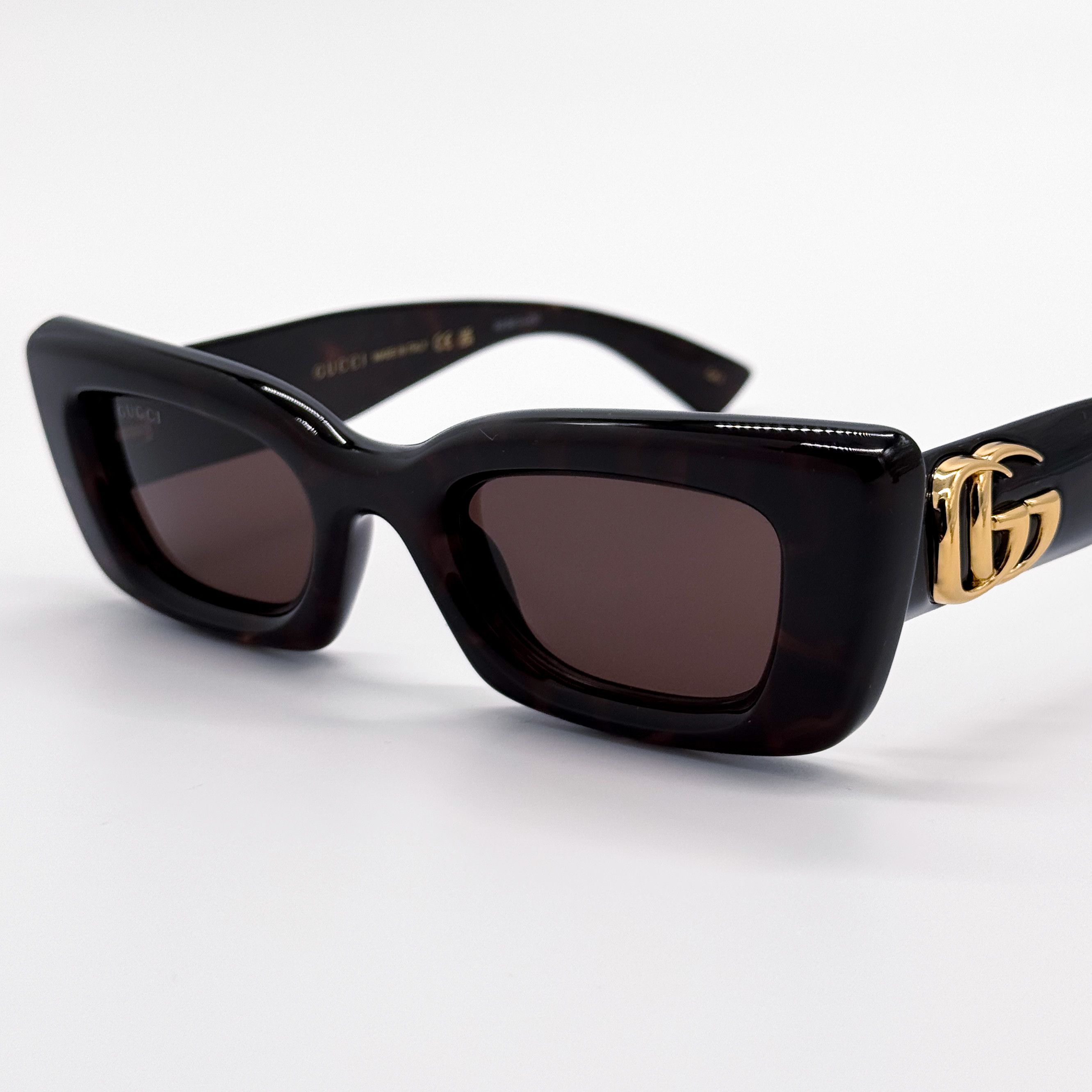 Gucci NEW GUCCI GG1827S 002 WOMEN DARK HAVANA SUNGLASSES GUCCI Size ONE SIZE - 8 Thumbnail