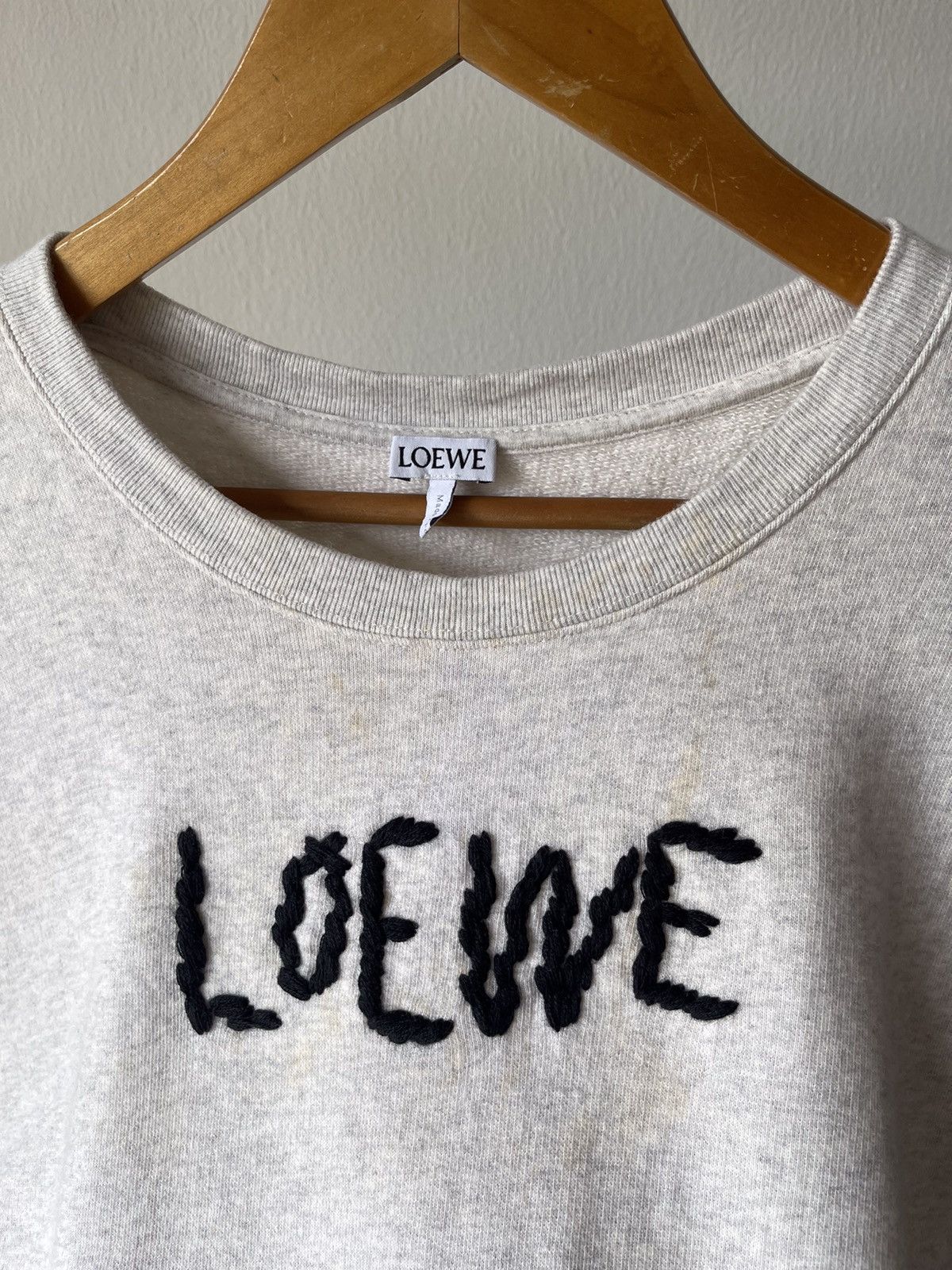 Loewe Loewe Embroidered Logo Sweatshirt Size US L / EU 52-54 / 3 - 7 Thumbnail