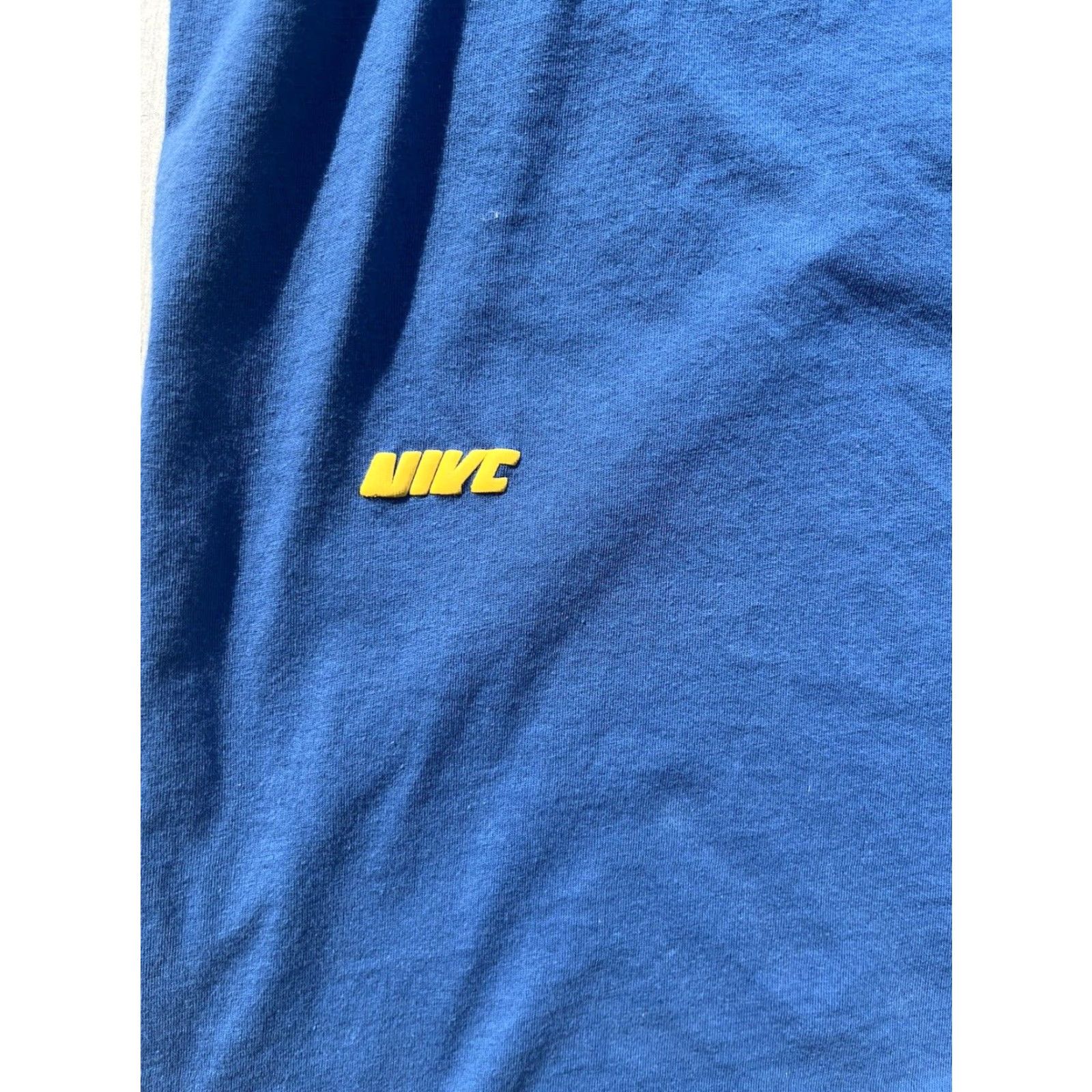 Nike Nike T-Shirt Men’s Blue All-Over Spell XL Swish Logo Streetwear City Sports Size US XL / EU 56 / 4 - 5 Thumbnail
