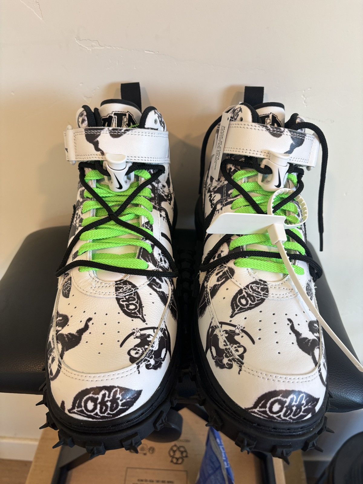 Nike × Off-White Nike Off-White Air Force 1 Mid Grim Reaper Multi Size US 11.5 / EU 44-45 - 3 Thumbnail