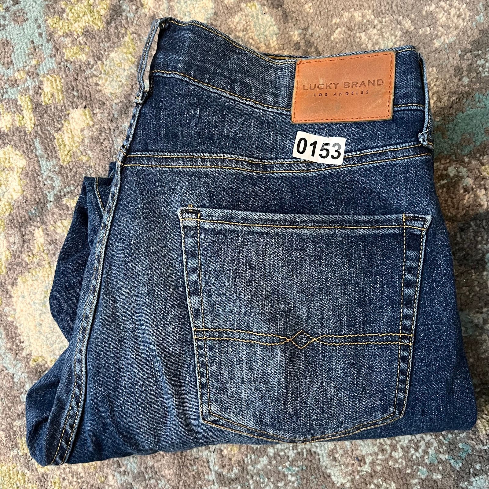 Lucky Brand Lucky Brand Jeans Mens 34x30 Blue 221 Straight Denim Size US 34 / EU 50 - 13 Thumbnail
