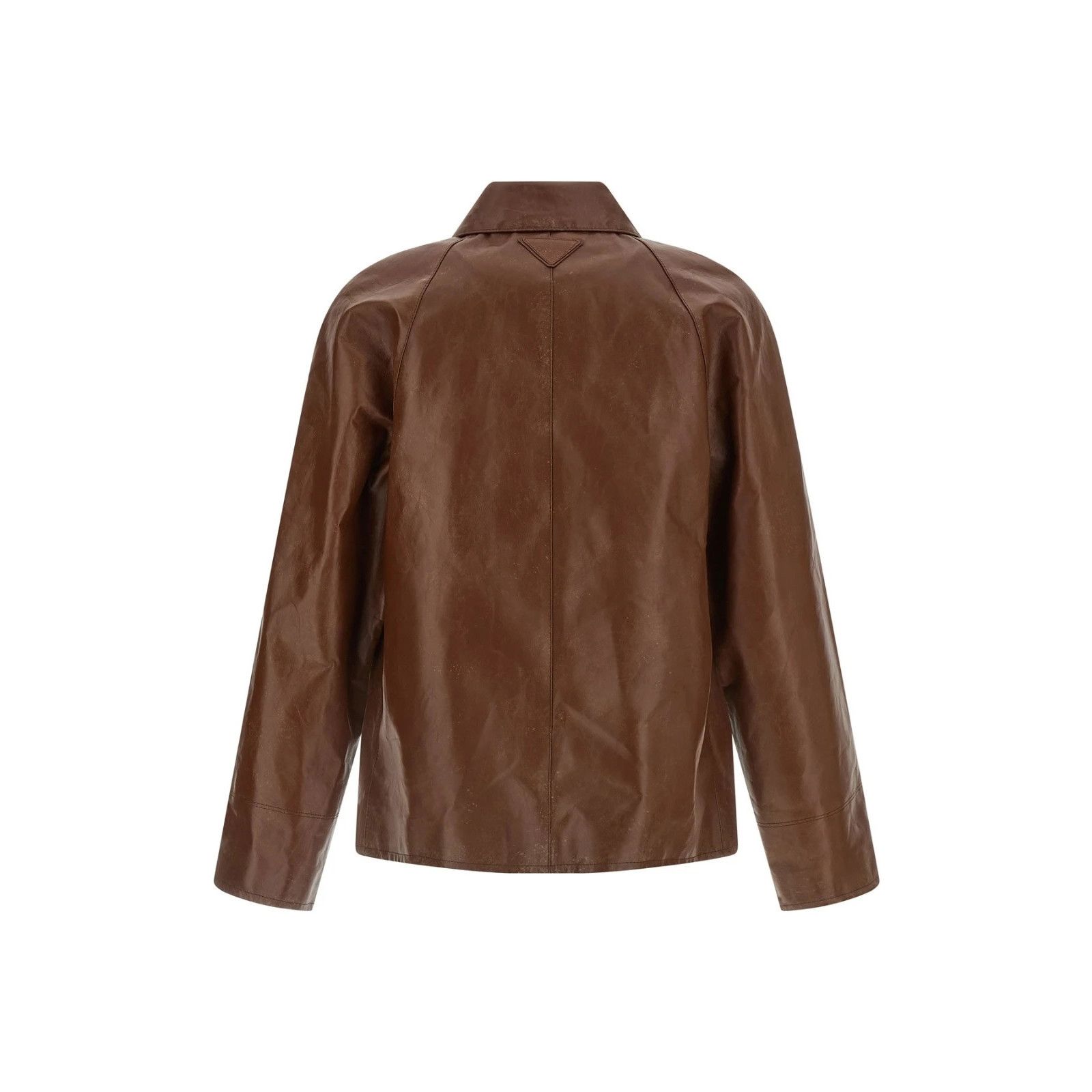 Prada PRADA Vintage Brown Leather Blouson New & Authentic (Men's s Size US L / EU 52-54 / 3 - 2 Thumbnail