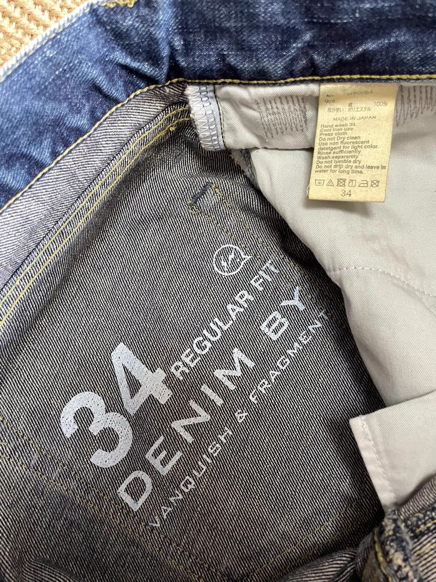 Vanquish VANQUISH FRAGMENT DENIM Slash Cut Jeans W34 NearNew Size US 34 / EU 50 - 5 Thumbnail