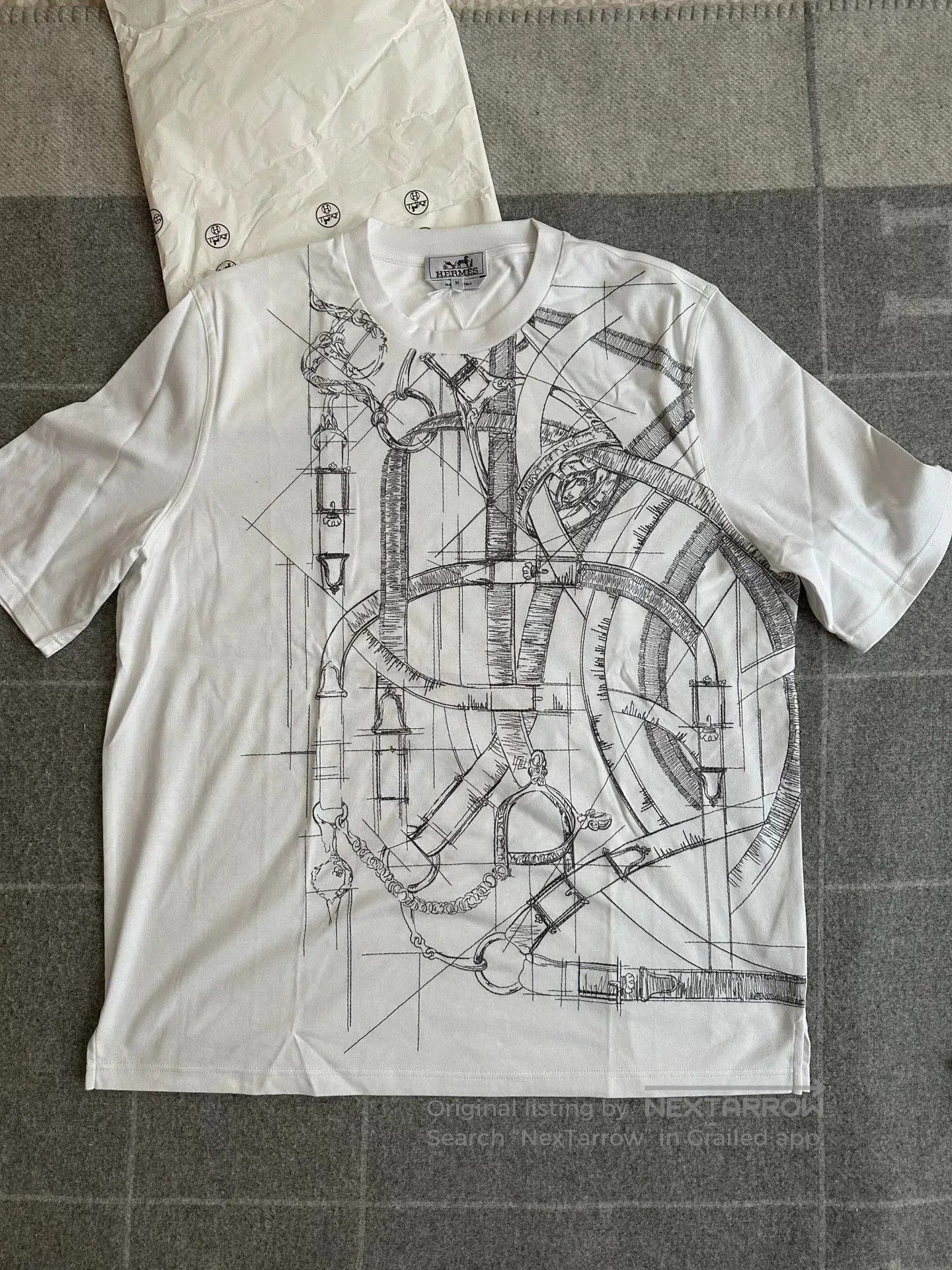 Hermes Hermes New Men's M Graffiti T. Size US M / EU 48-50 / 2 - 1 Thumbnail