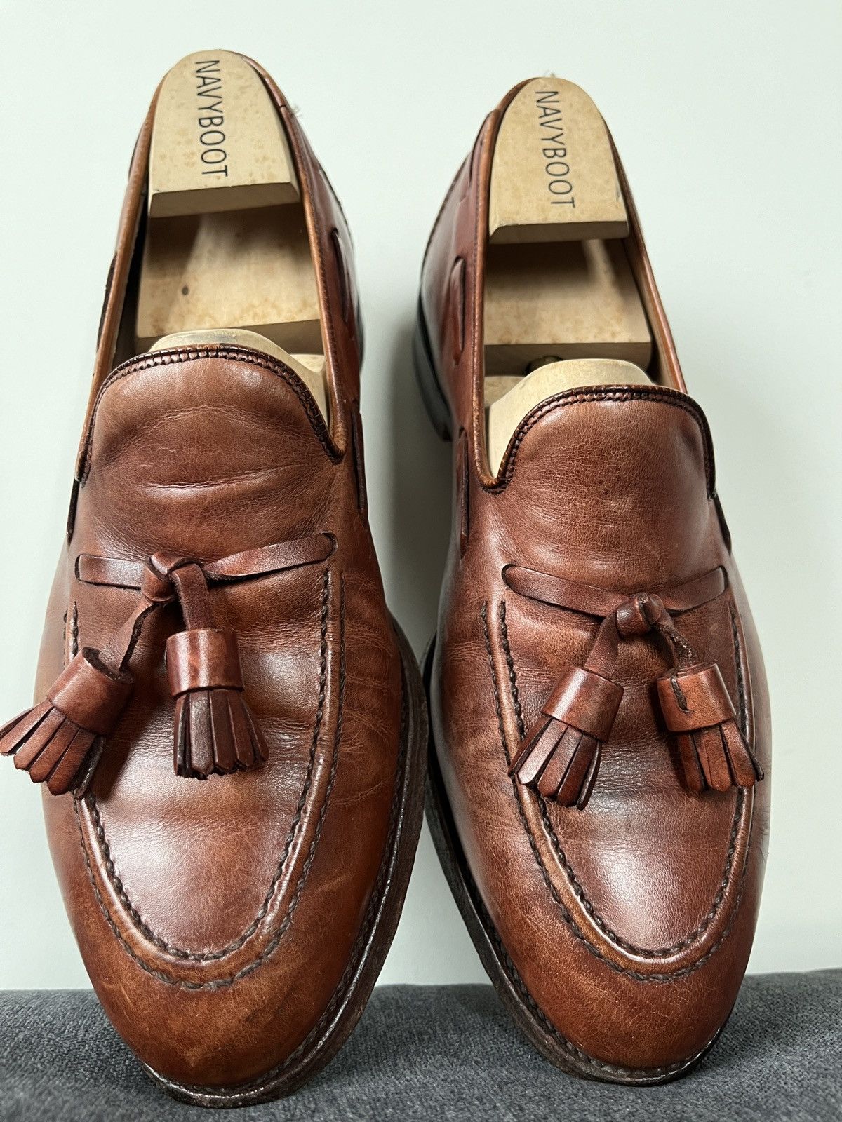 Cheaney Cheaney Boston Brown Made in England Loafers sz UK8 Size US 9 / EU 42 - 6 Thumbnail
