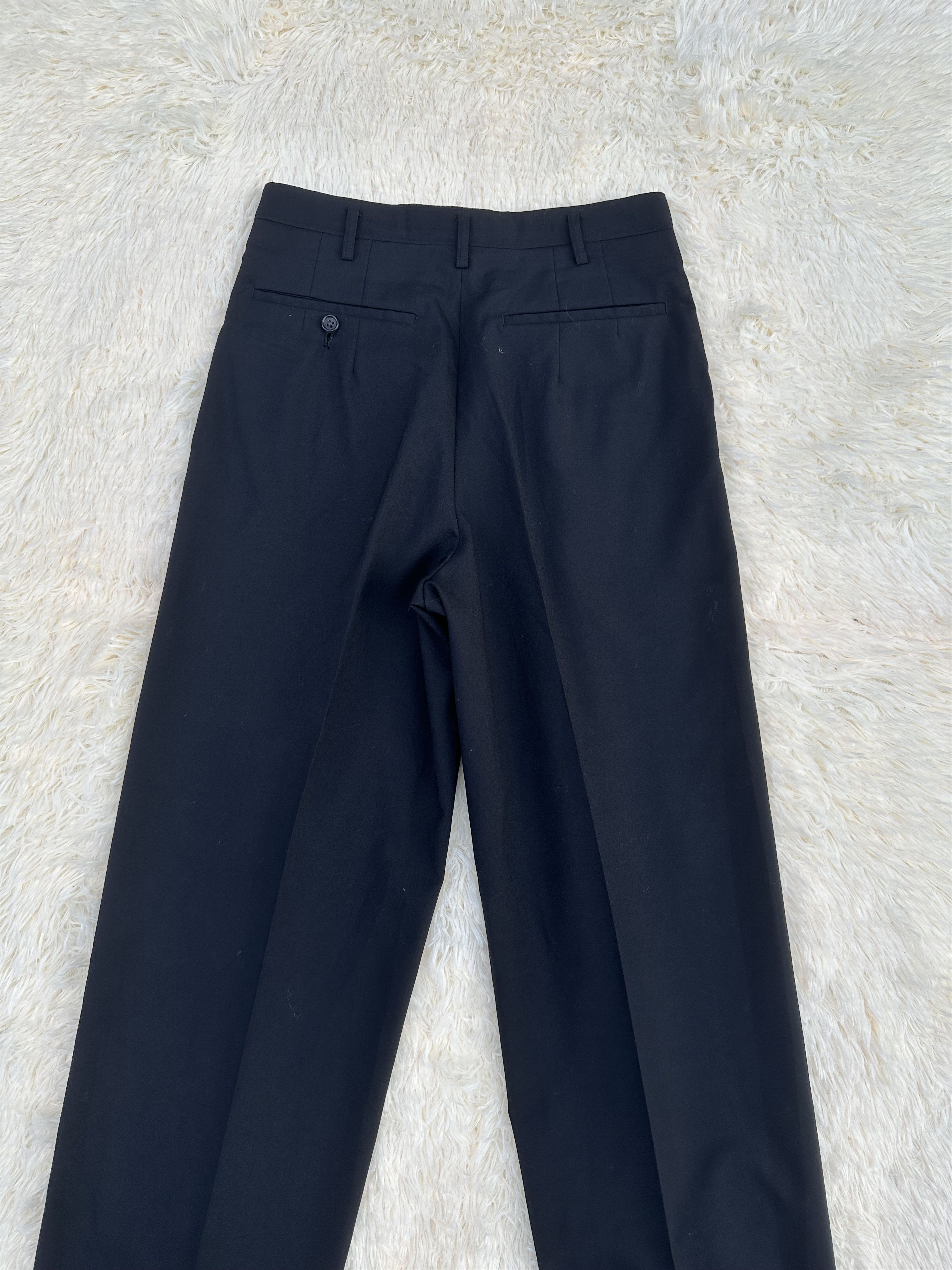 Yohji Yamamoto Vintage 80s Y’s For Men Baggy Black Trouser Pant Size US 28 / EU 44 - 6 Thumbnail