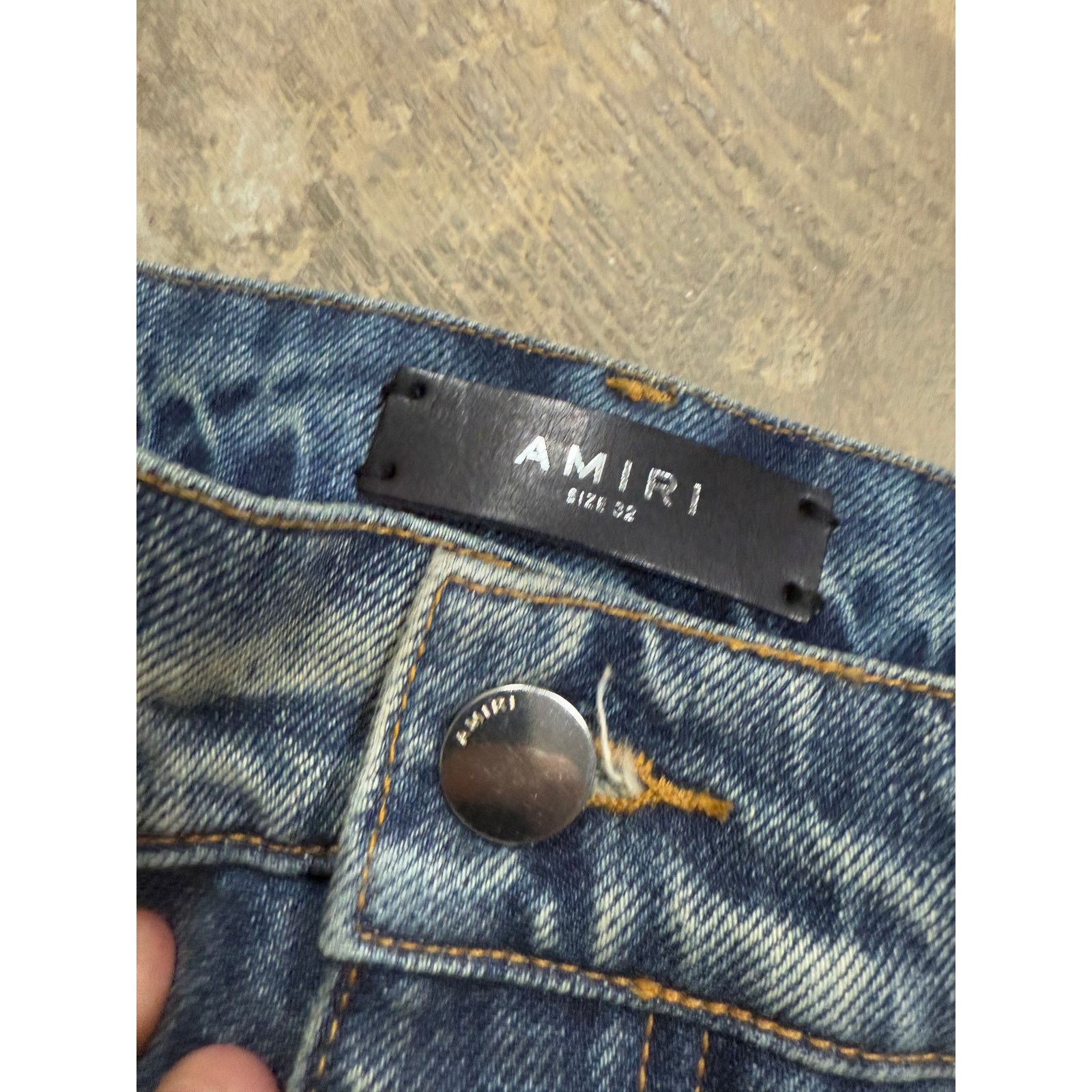 Amiri Amiri Jeans Lightwash (Wide Leg) Used 32 Size US 32 / EU 48 - 3 Thumbnail