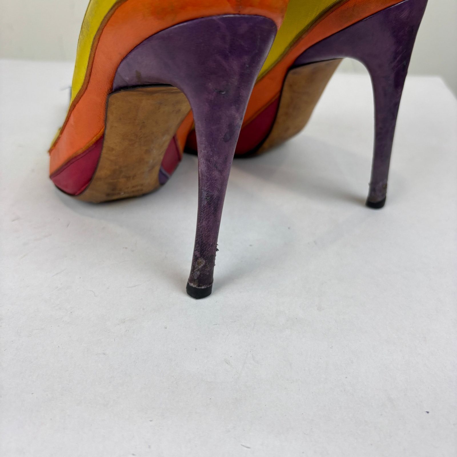 Dolce & Gabbana Dolce & Gabbana Rainbow Pumps High Heels Pointed 39 US 9 Size US 9 / IT 39 - 14 Thumbnail