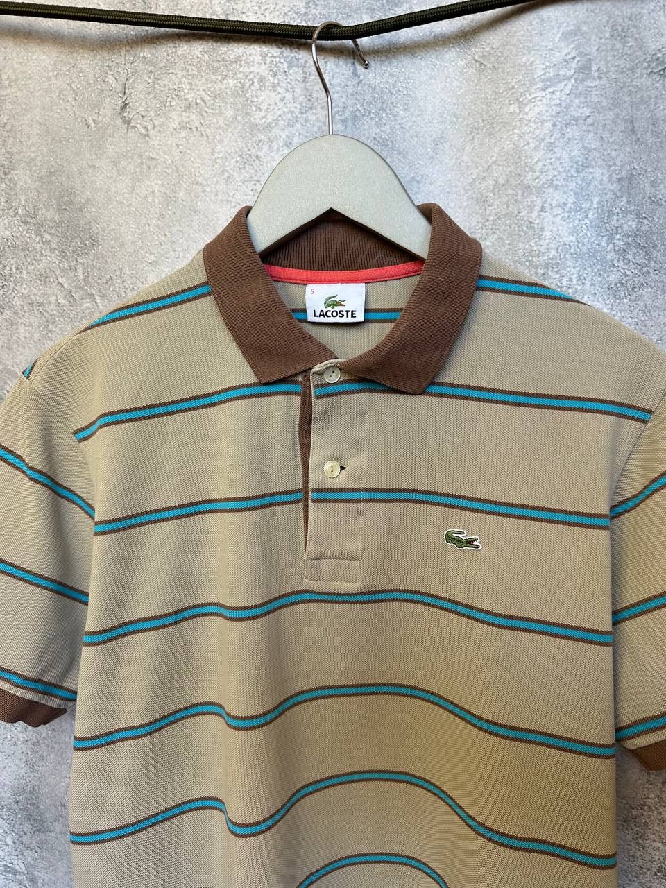 Lacoste Lacoste Basi Sa Striped Polo Shirt Short Sleeve Casual Size US L / EU 52-54 / 3 - 5 Thumbnail