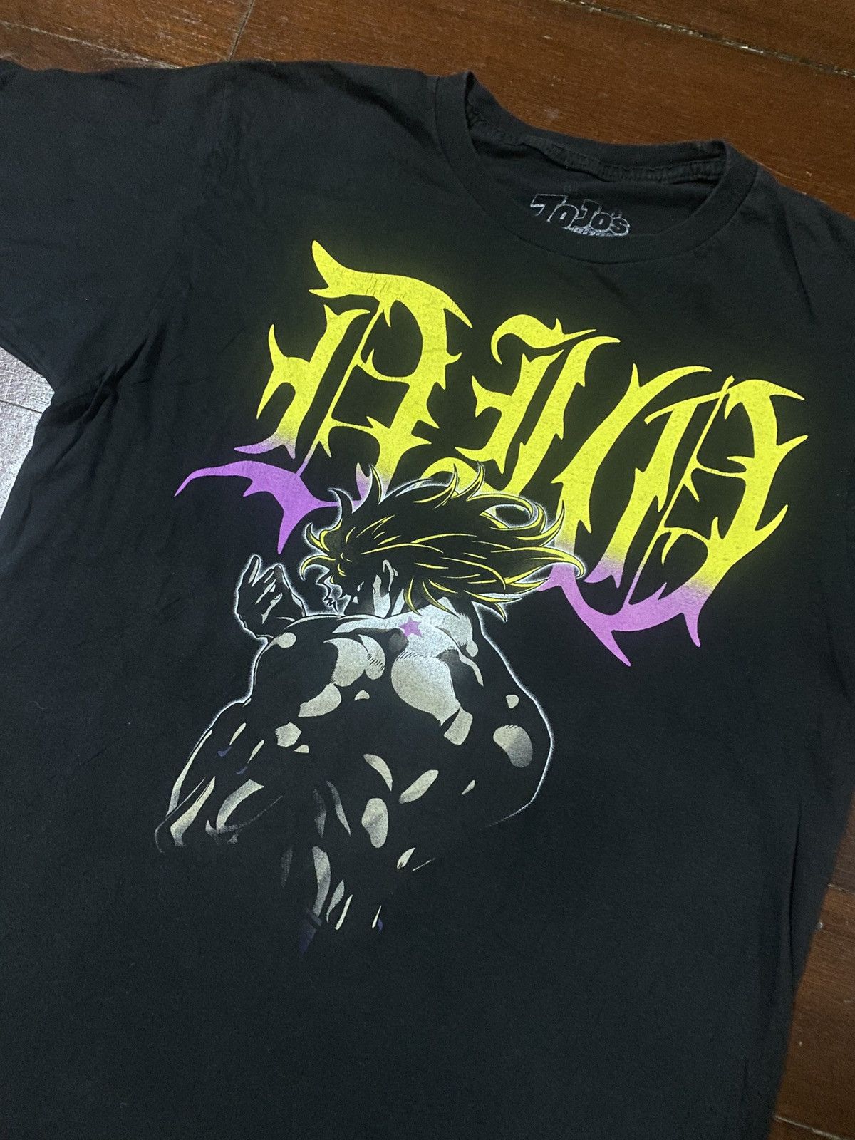 Anime JOJO'S BIZARRE ADVENTURE DIO BRANDO ANIME Y2K TEE Size US M / EU 48-50 / 2 - 4 Thumbnail