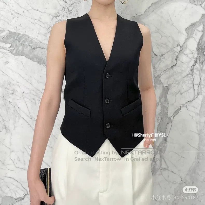 Saint Laurent Paris Saint Laurent Paris Vest Size XS / US 0-2 / IT 36-38 - 2 Thumbnail