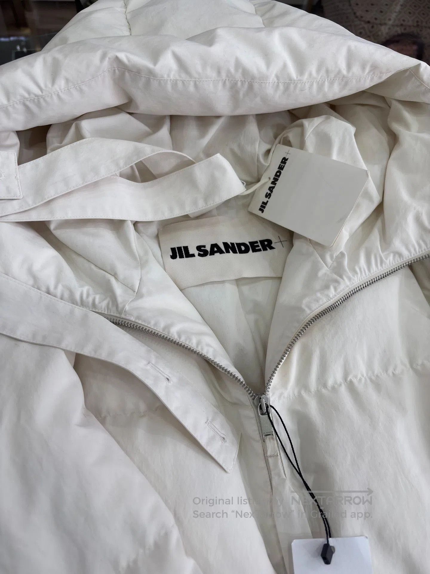 Jil Sander JIL SANDER White Down Jacket. Size XS / US 0-2 / IT 36-38 - 9 Thumbnail
