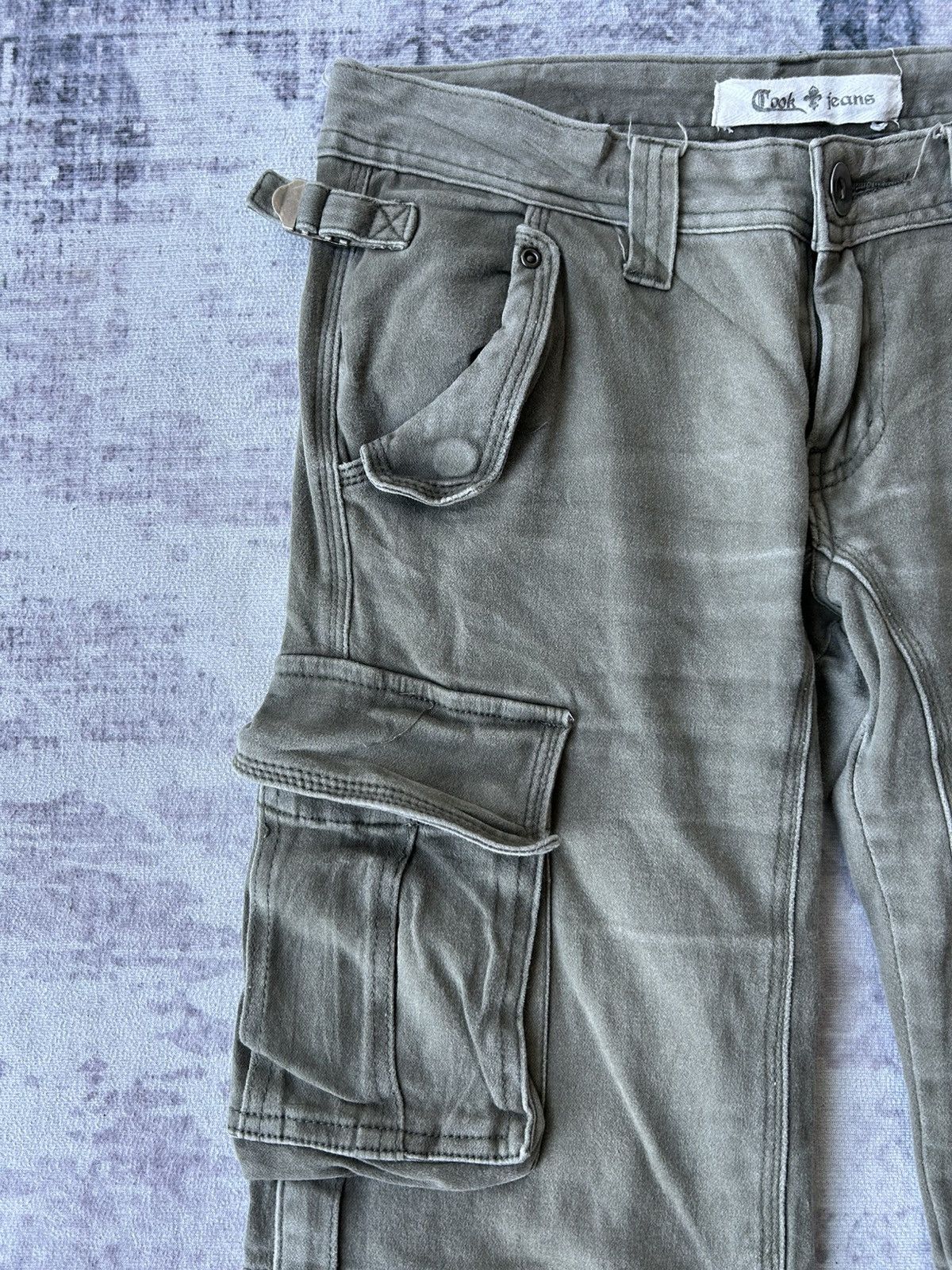 If Six Was Nine Cook & Jeans Flared Army Cargo Size 30" / US 8 / IT 44 - 7 Thumbnail