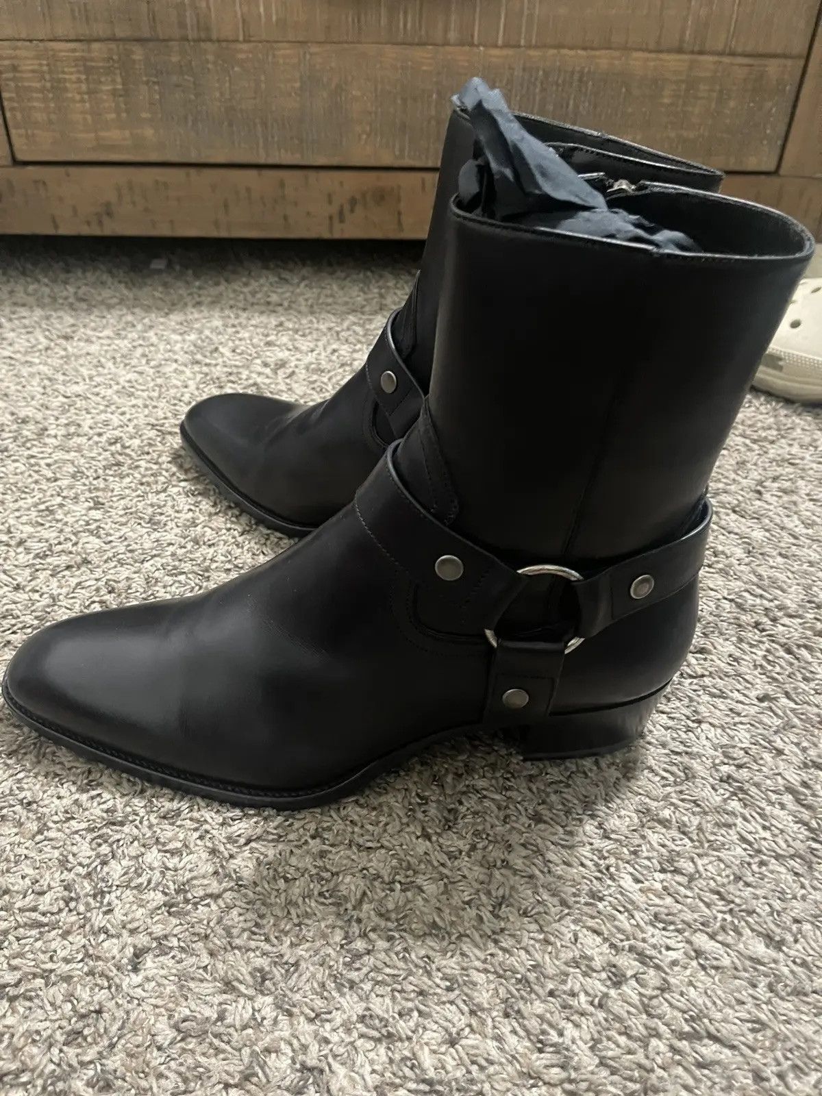 Saint Laurent Paris Wyatt Boots Size US 10 / EU 43 - 1 Thumbnail