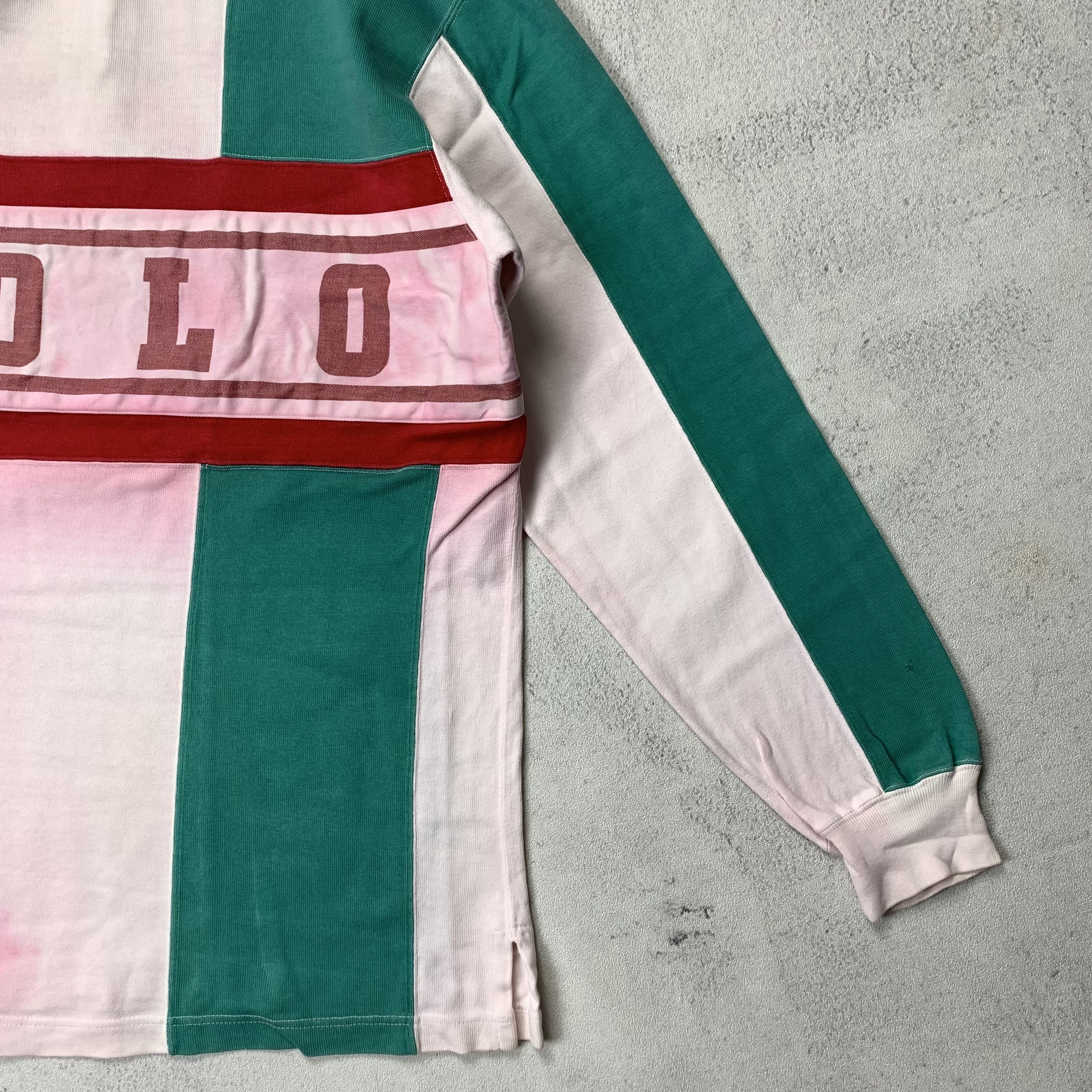 Polo Ralph Lauren Vintage Polo Ralph Lauren Italy Flag Rugby Shirt Size US L / EU 52-54 / 3 - 5 Thumbnail