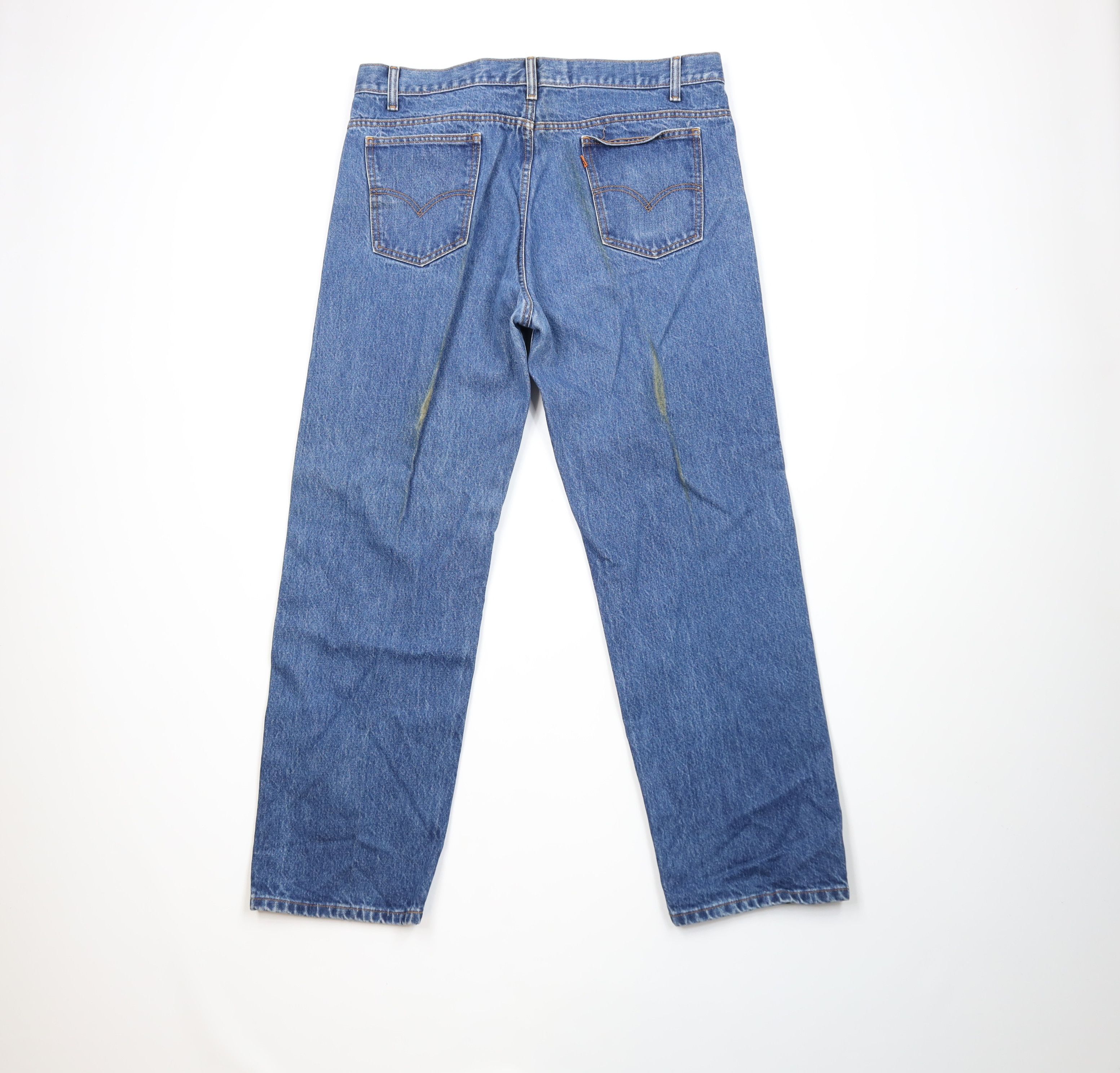 Levi's Vintage 90s Levis 505 Orange Tab Regular Straight Leg Jeans Size US 40 / EU 56 - 11 Thumbnail