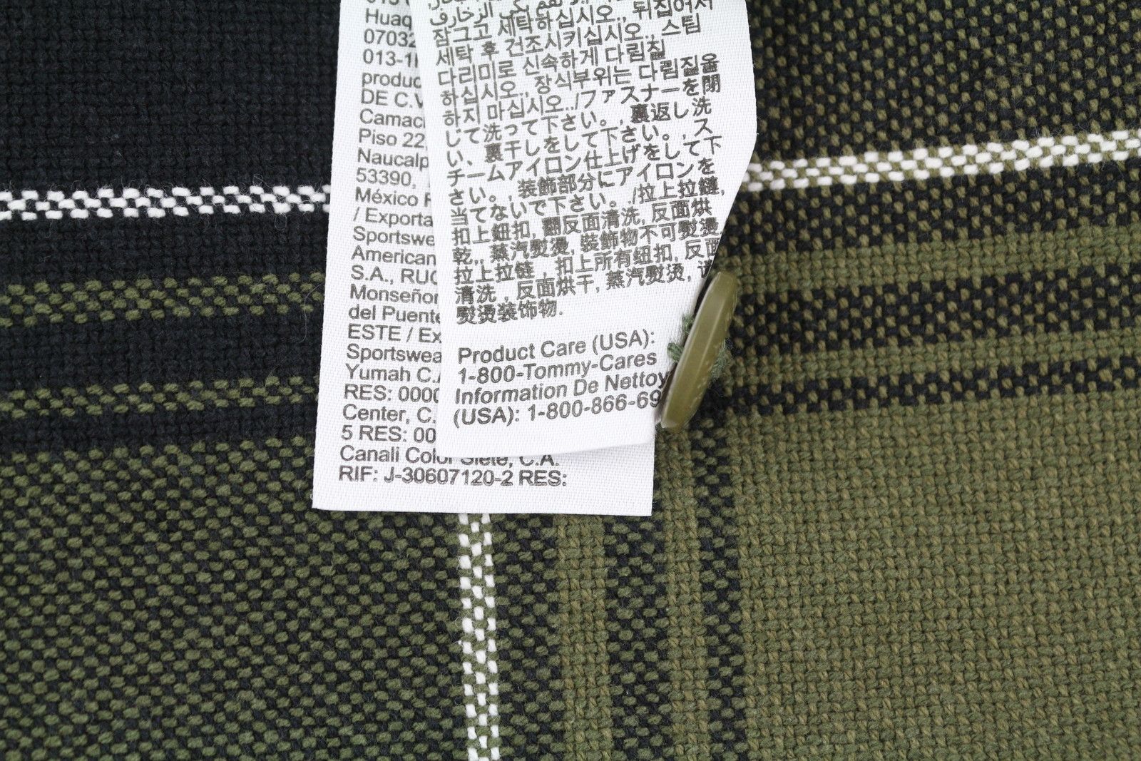 Tommy Hilfiger BRUSHED CHECK 2XL Overshirt Flannel Thick Button Top 85205 Size US XL / EU 56 / 4 - 7 Thumbnail