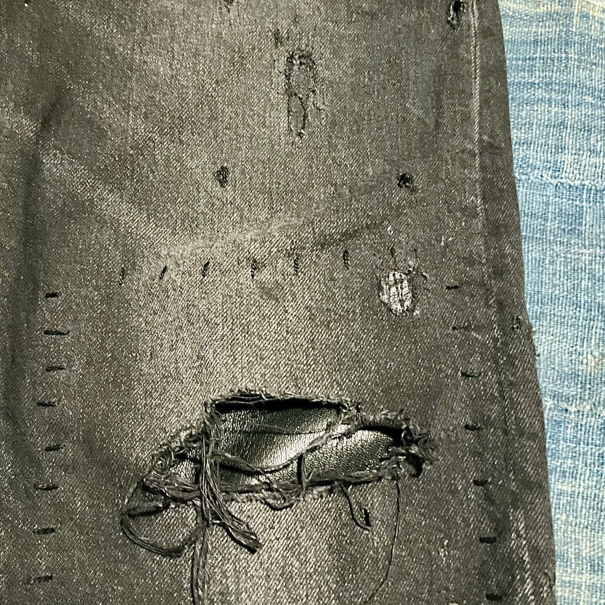 Levi's × Vintage Repaired Acid Destroyed Levi’s Studded Jeans Size US 32 / EU 48 - 7 Thumbnail