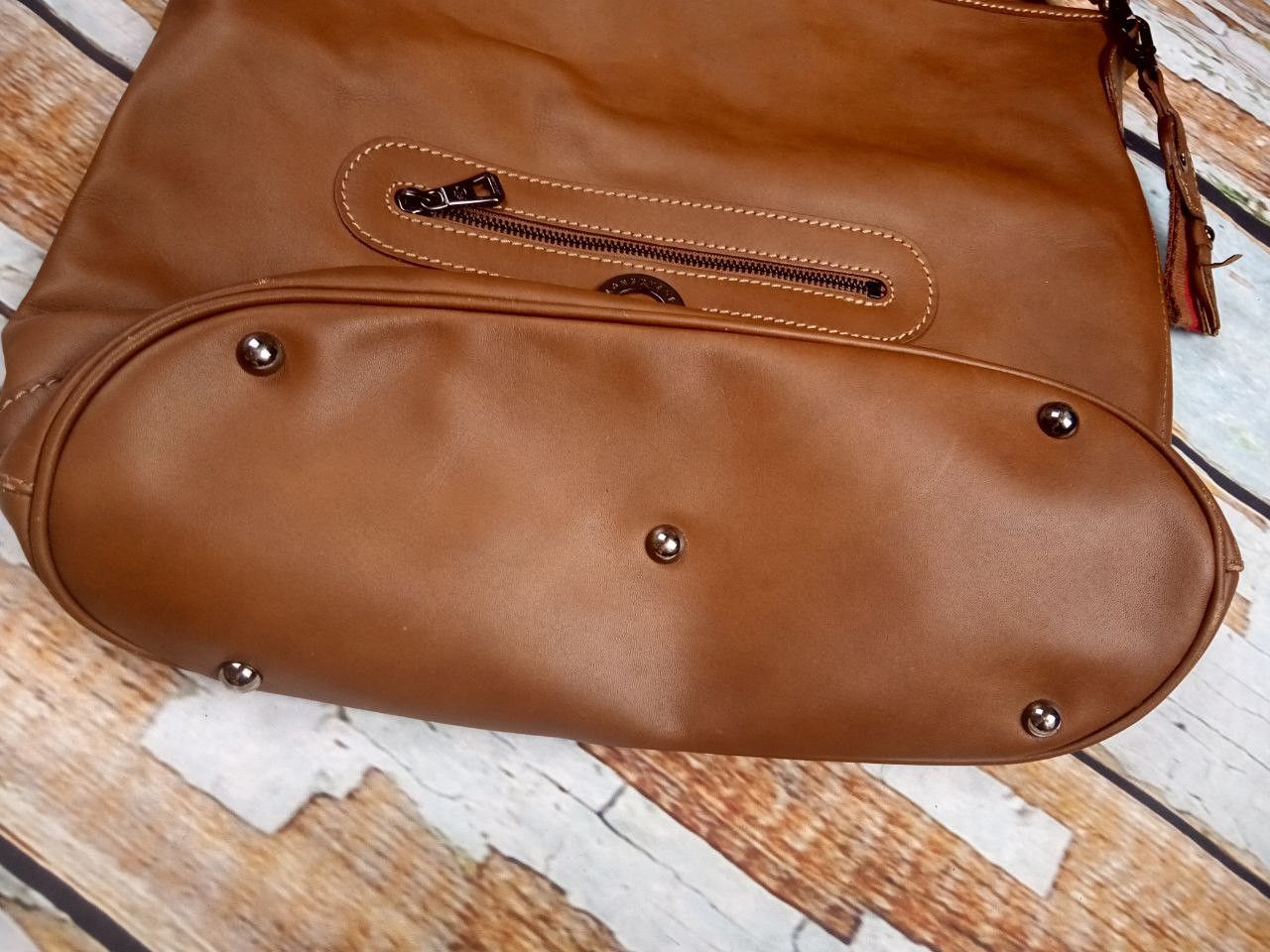 Longchamp Longchamp Brown Leather Women's Bag Size ONE SIZE - 8 Thumbnail
