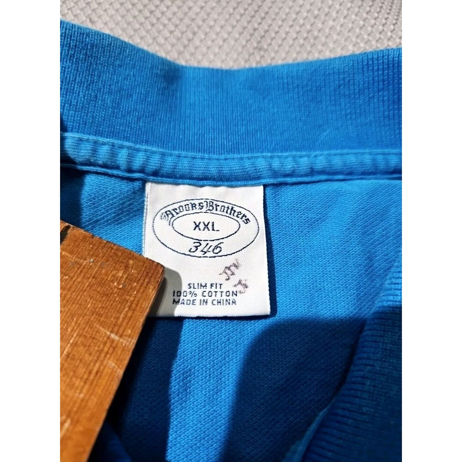 Brooks Brothers Brooks Brothers 346 Polo Shirt Mens XXL 2XL Blue Button Logo Slim Fit Preppy Polo Shirt Regular Fit Men Size US XXL / EU 58 / 5 - 7 Thumbnail