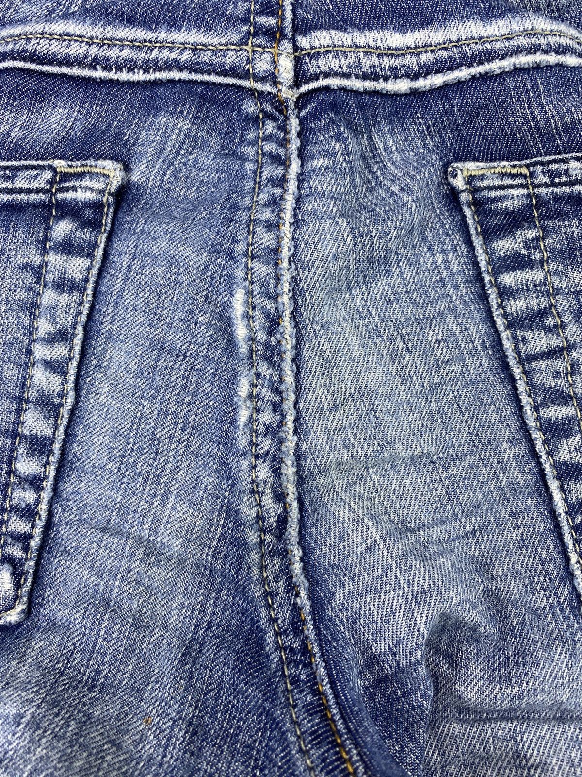 Diesel × Jean × Vintage Diesel Distressed Blue Wash Jeans - J1034 Size 28" / US 6 / IT 42 - 16 Thumbnail