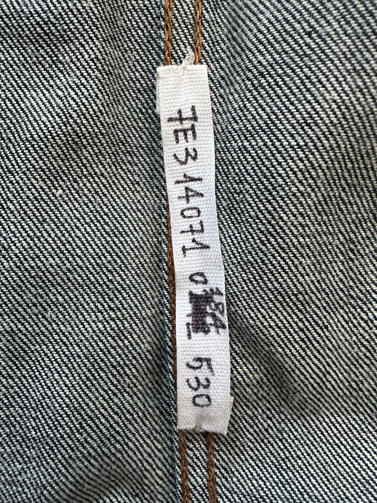 Dior (RARE!) Dior Homme SS07 Raw Denim Jacket Sample Size US S / EU 44-46 / 1 - 18 Thumbnail