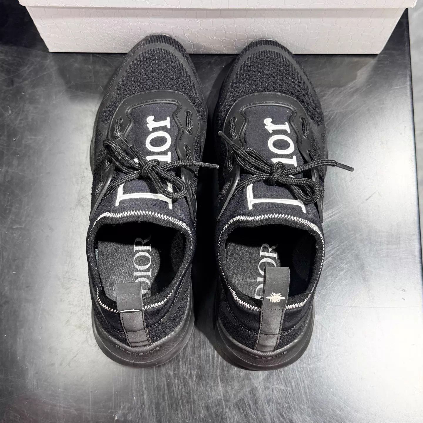 Dior Dior B21 Woven Mesh Black Sneakers Size US 8.5 / IT 38.5 - 4 Thumbnail