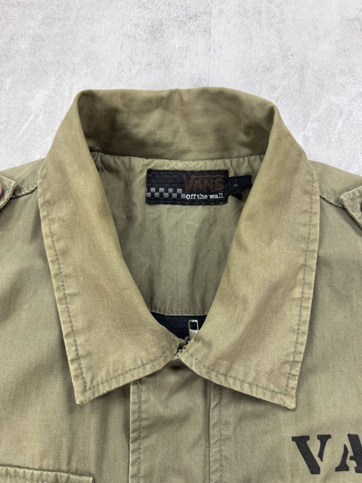 Vans × Vintage VANS Off The Wall Vintage Military Army Jacket M65 Amekaji Size US M / EU 48-50 / 2 - 6 Thumbnail