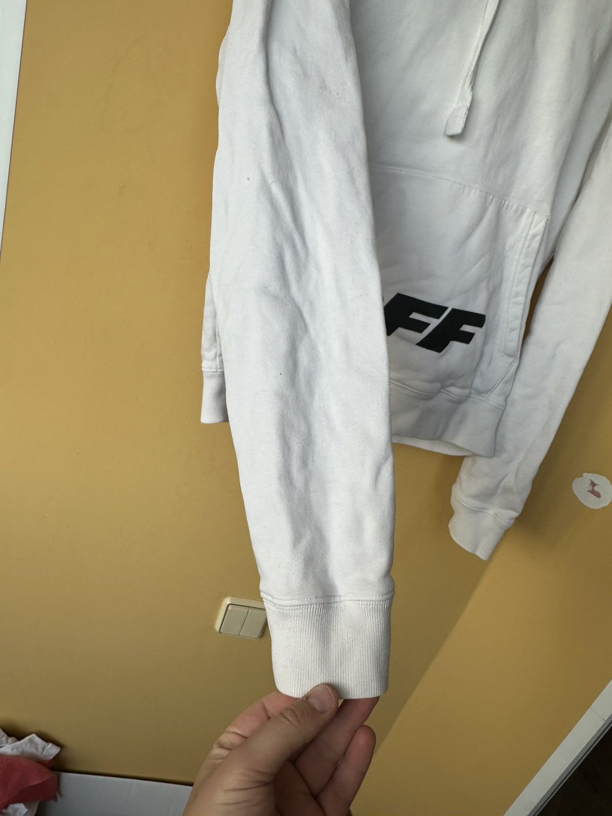 Off-White Men's Off-White Off White Pullover Hoodie White Men XS Size US XS / EU 42 / 0 - 5 Thumbnail