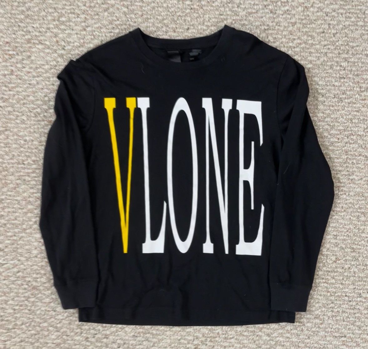 Vlone Vlone Black/Yellow Classic Longsleeve Size US M / EU 48-50 / 2 - 2 Thumbnail