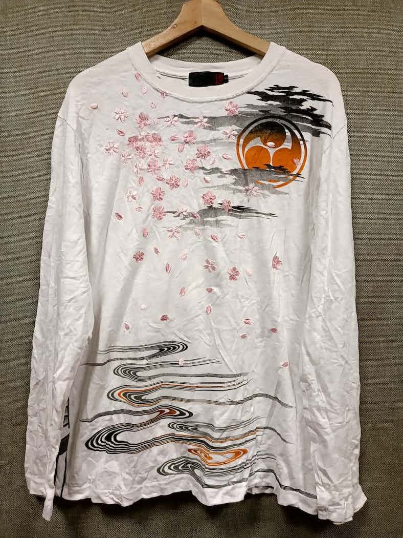 Japanese Brand t shirt long sleeve japanese brand /sukajan embroidery Size US M / EU 48-50 / 2 - 2 Thumbnail